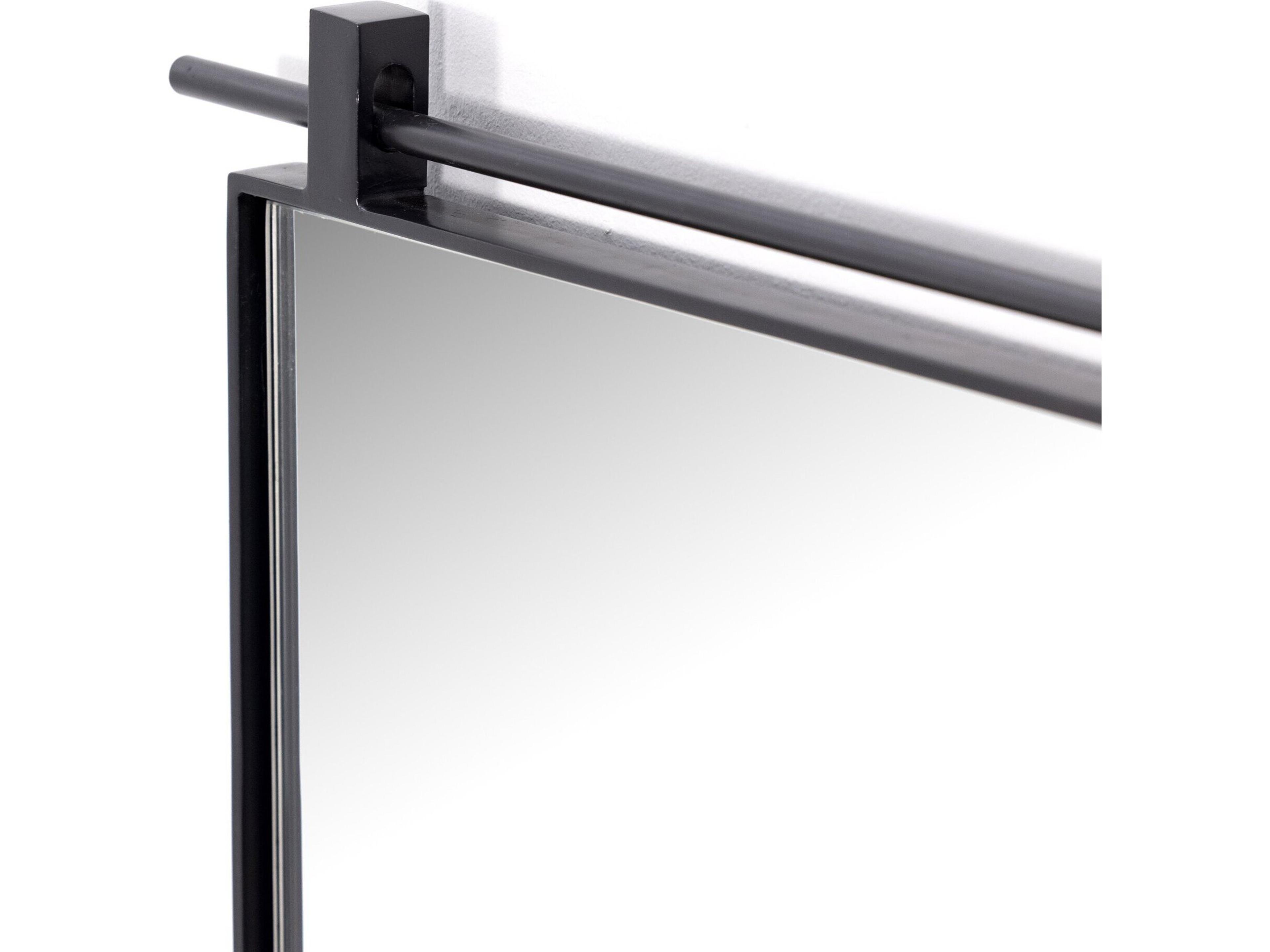 Four Hands Hutton Chico Antiqued Iron Rectangular Small Mirror