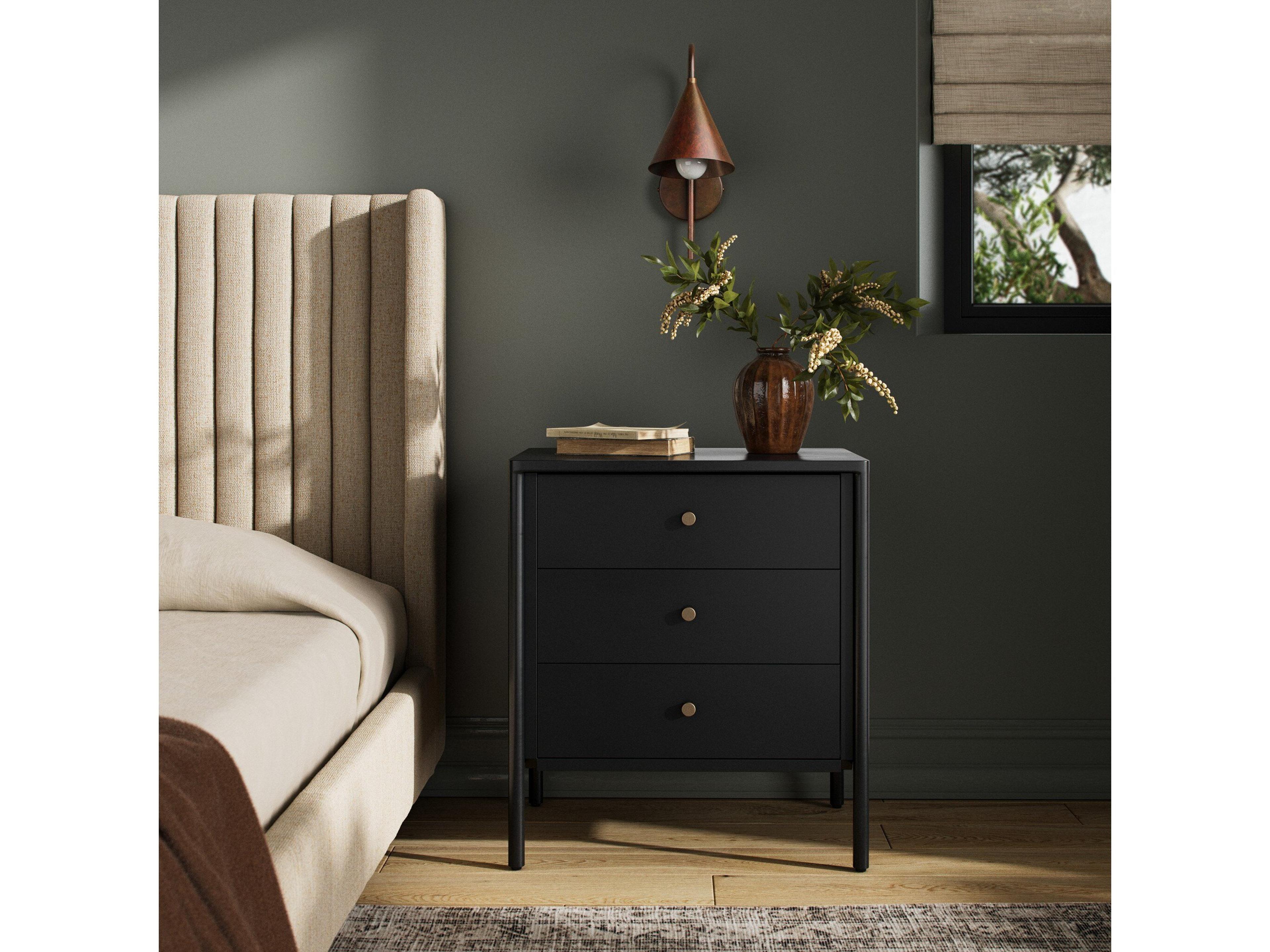 Four Hands Bolton Soto 3-Drawers Nightstand