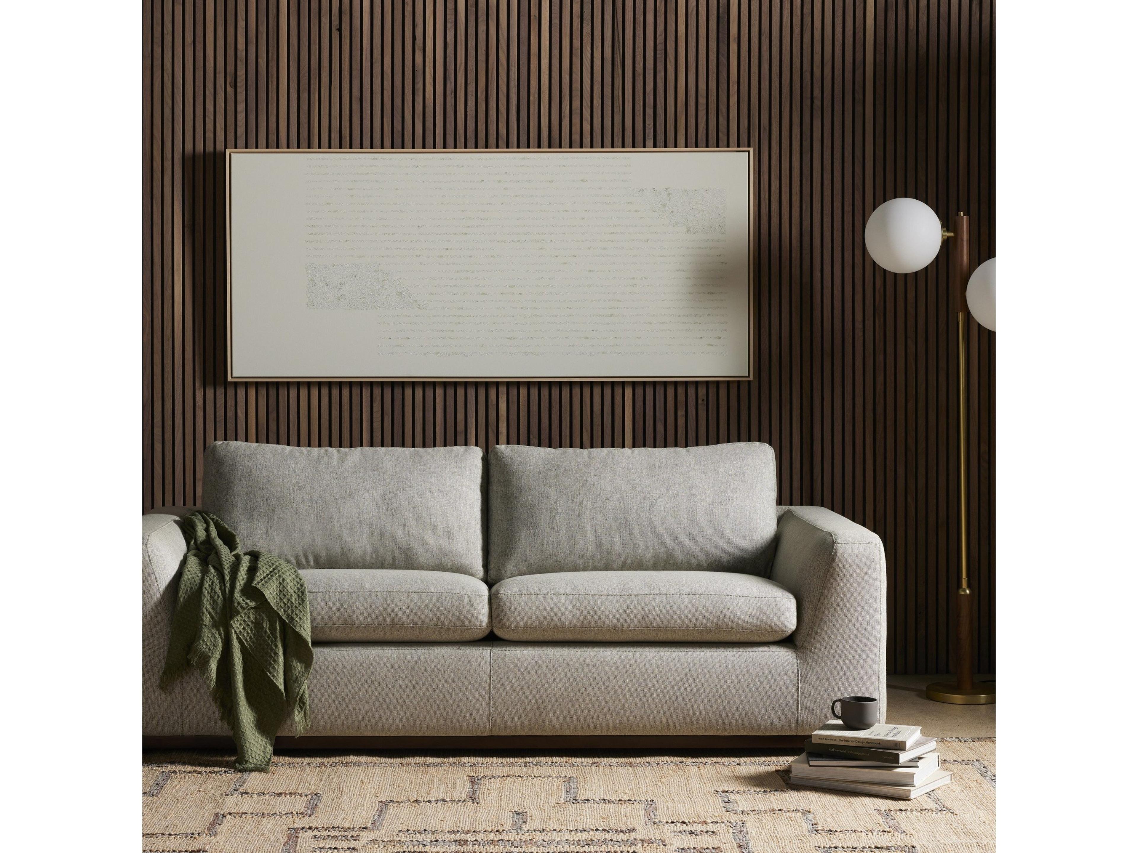 Four Hands Centrale Colt Aldred Silver Upholstered Sofa Bed