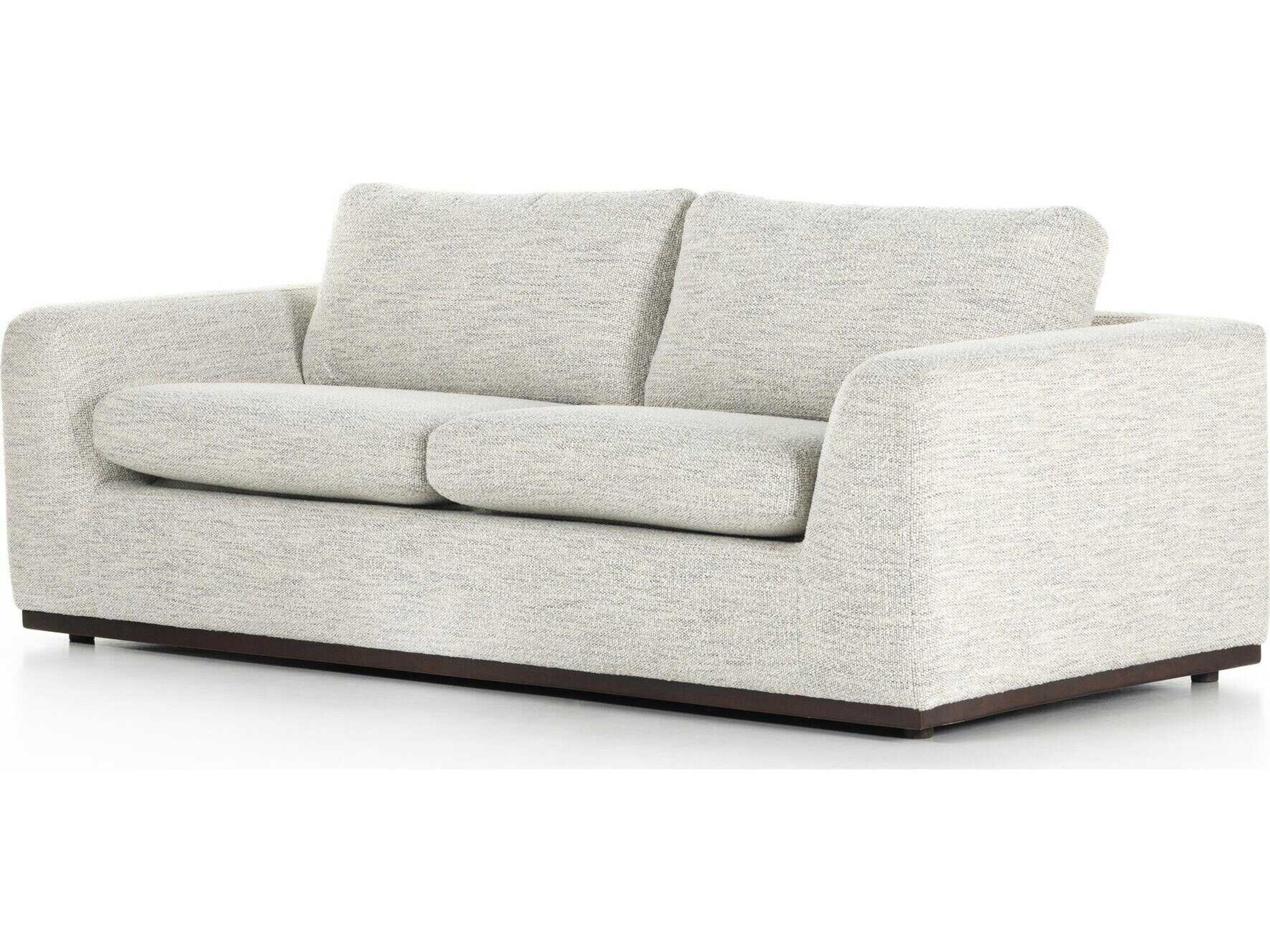 Centrale Merino Cotton Gray Upholstered Sofa