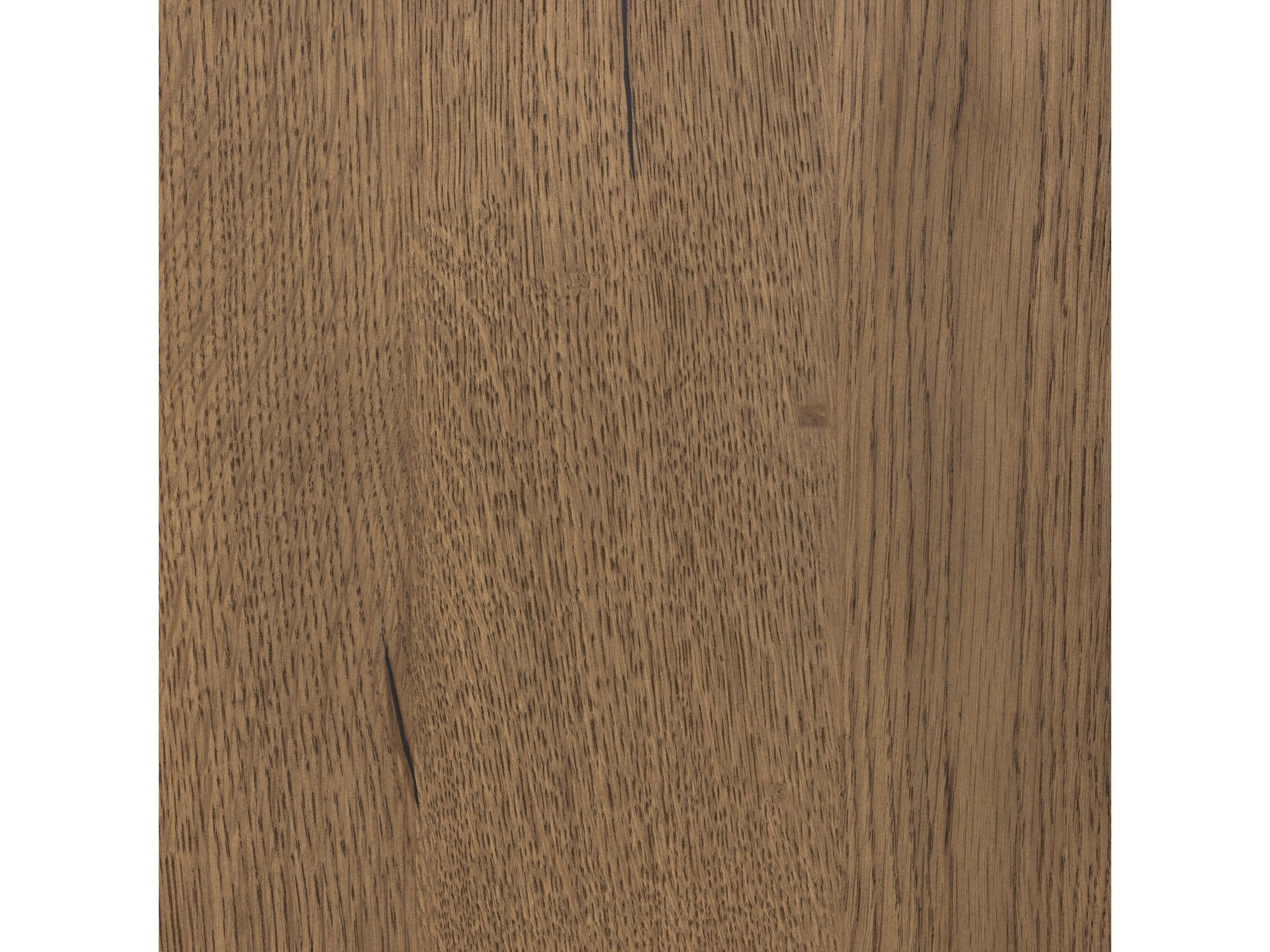 Four Hands Haiden 79" Oak Wood Dark Gunmetal Amber Resin Media Console