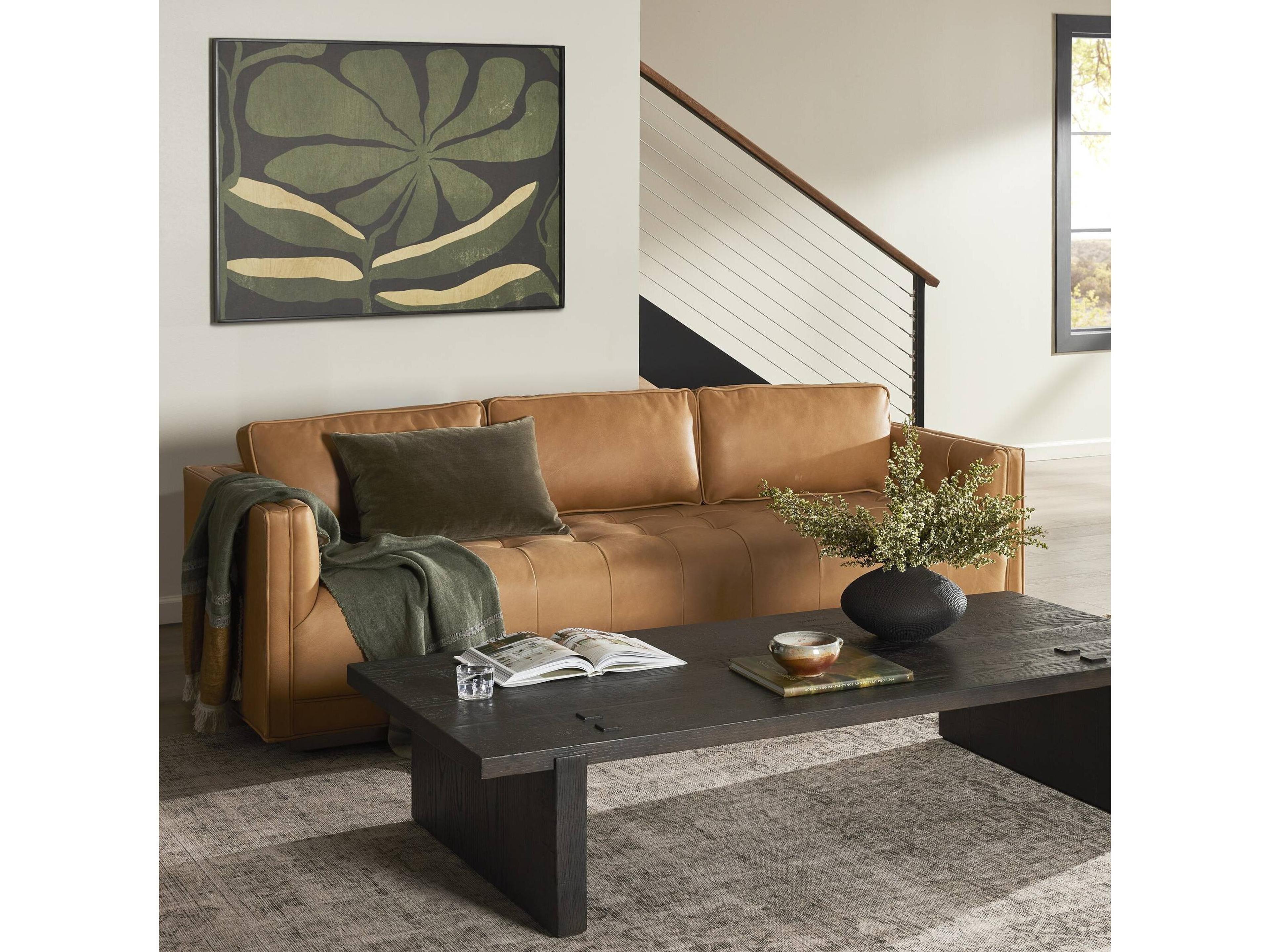 Four Hands Easton Kiera Palermo Cognac Sofa