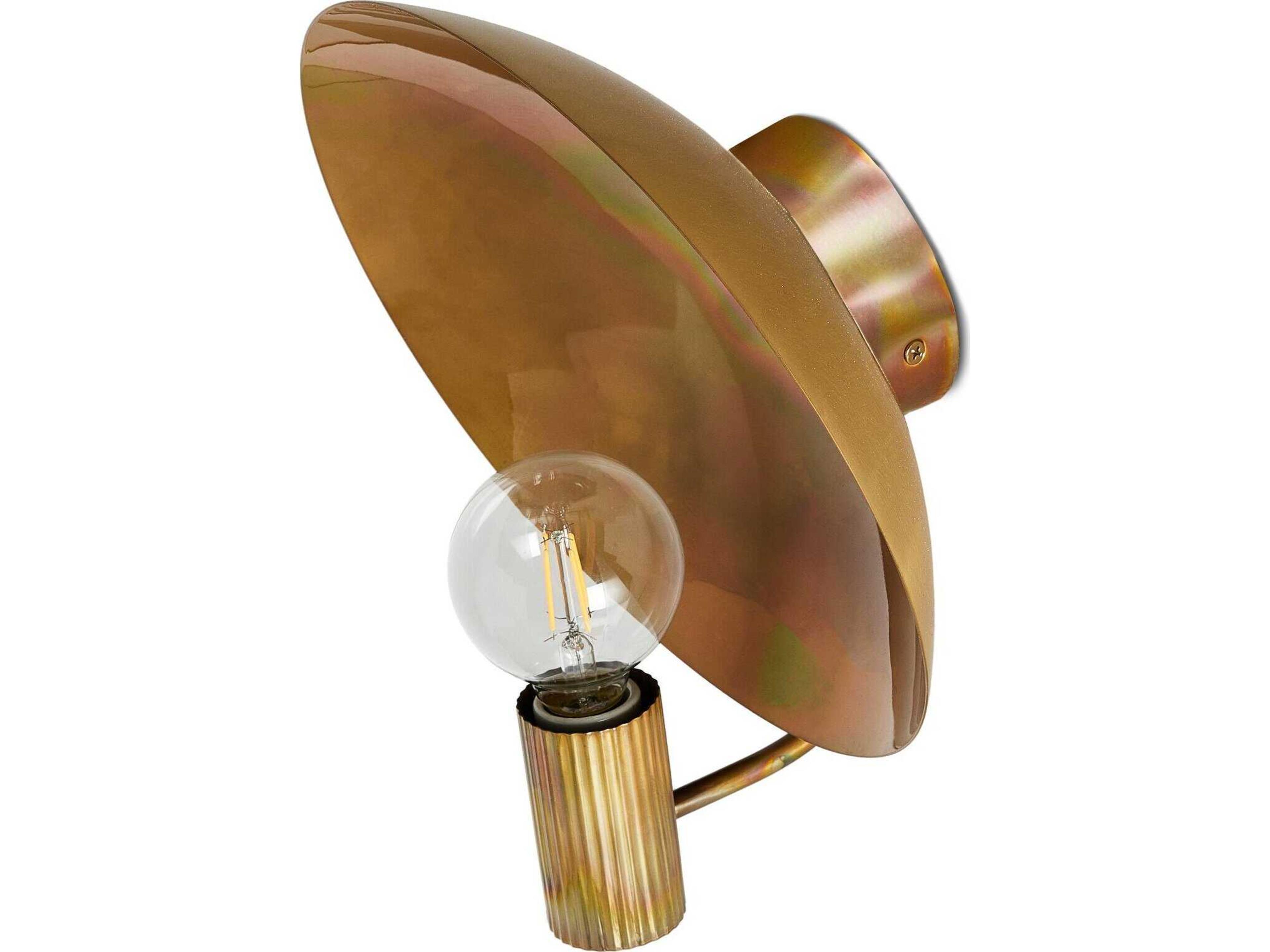 Four Hands Camden Lund Burnt Brass Sconce