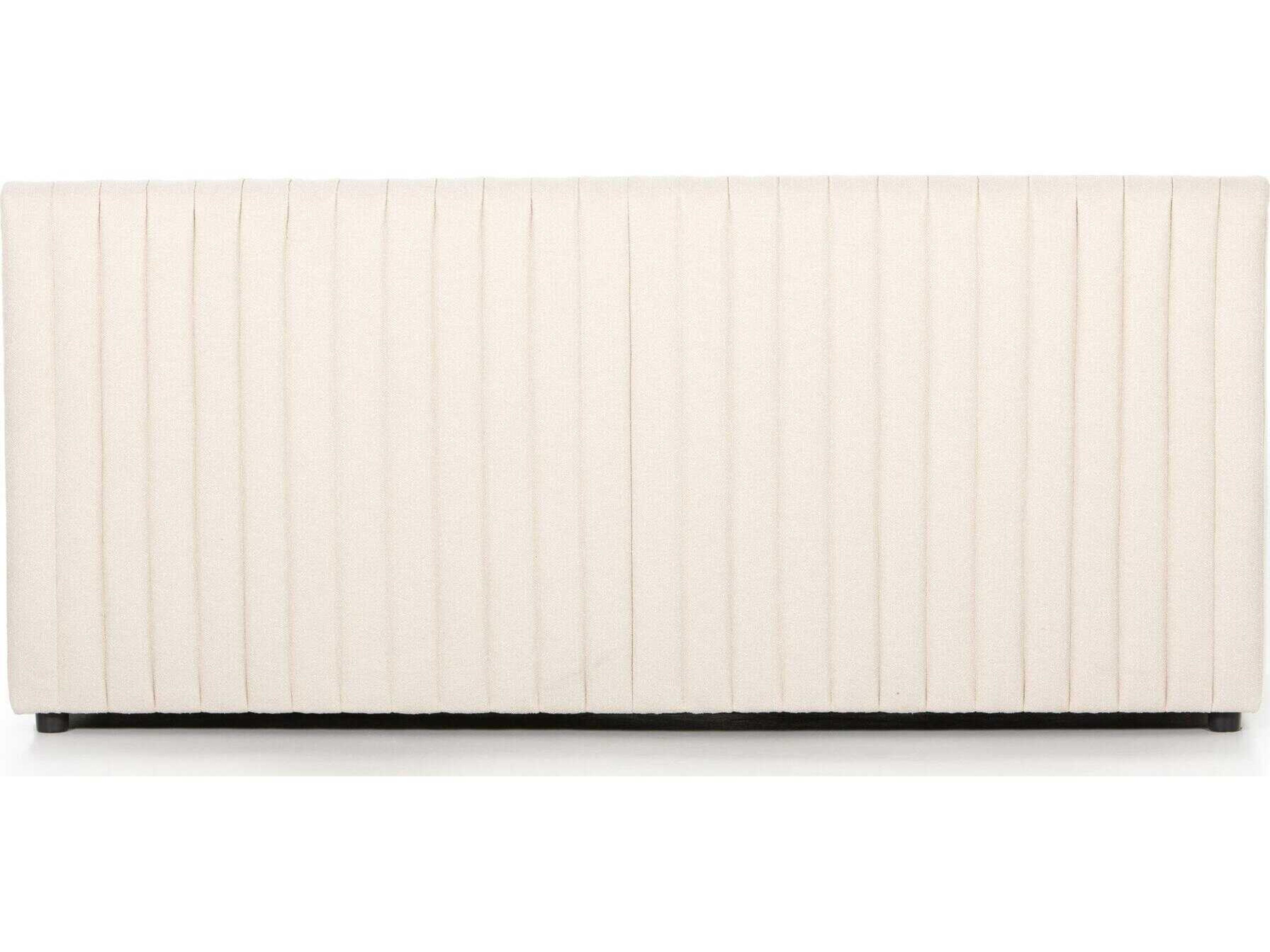 Four Hands Grayson Capri Oatmeal Cream Upholstered Accent Bench