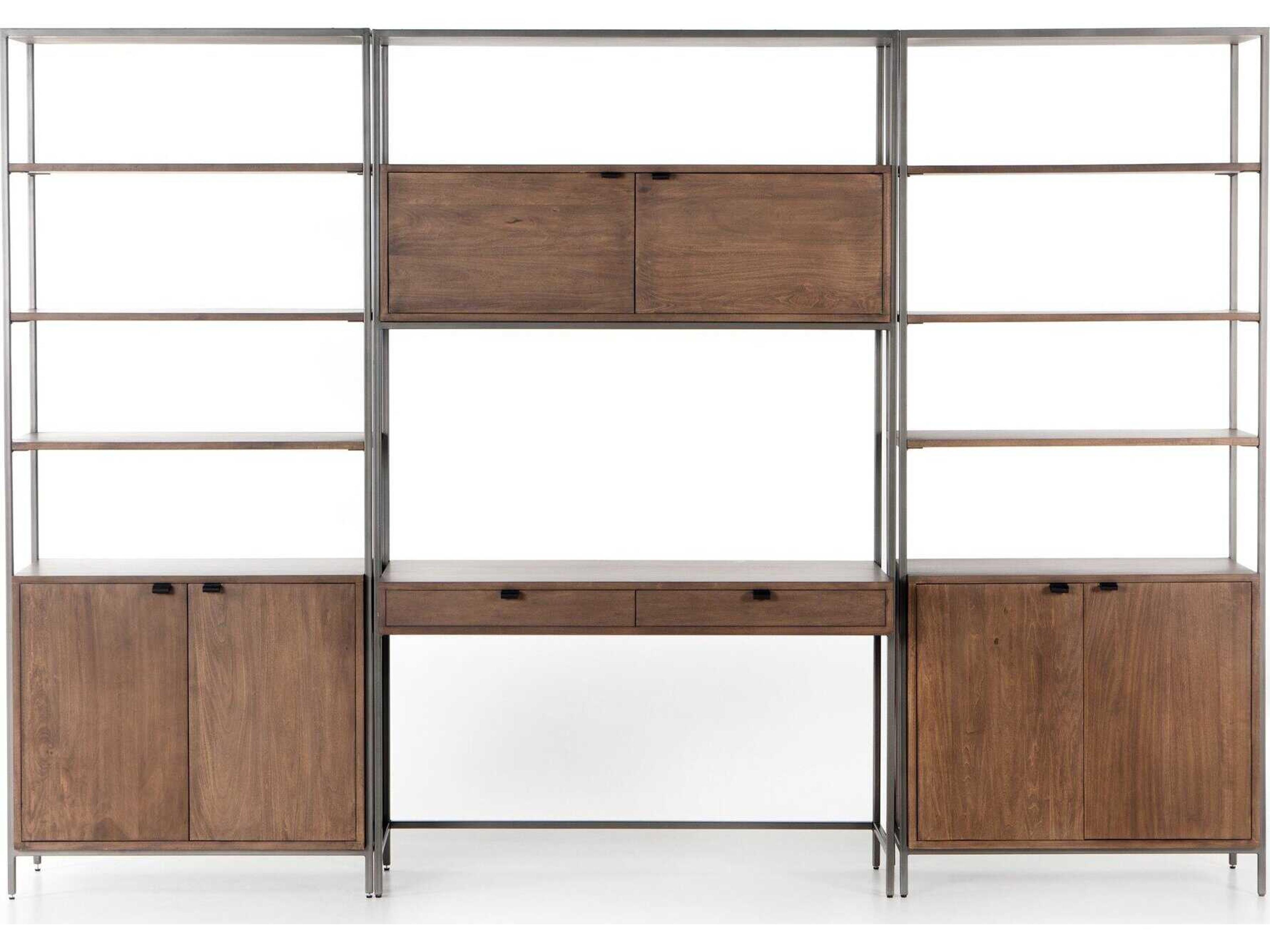 Four Hands Fulton Trey Brown Poplar Wood Leaning Ladder Desk