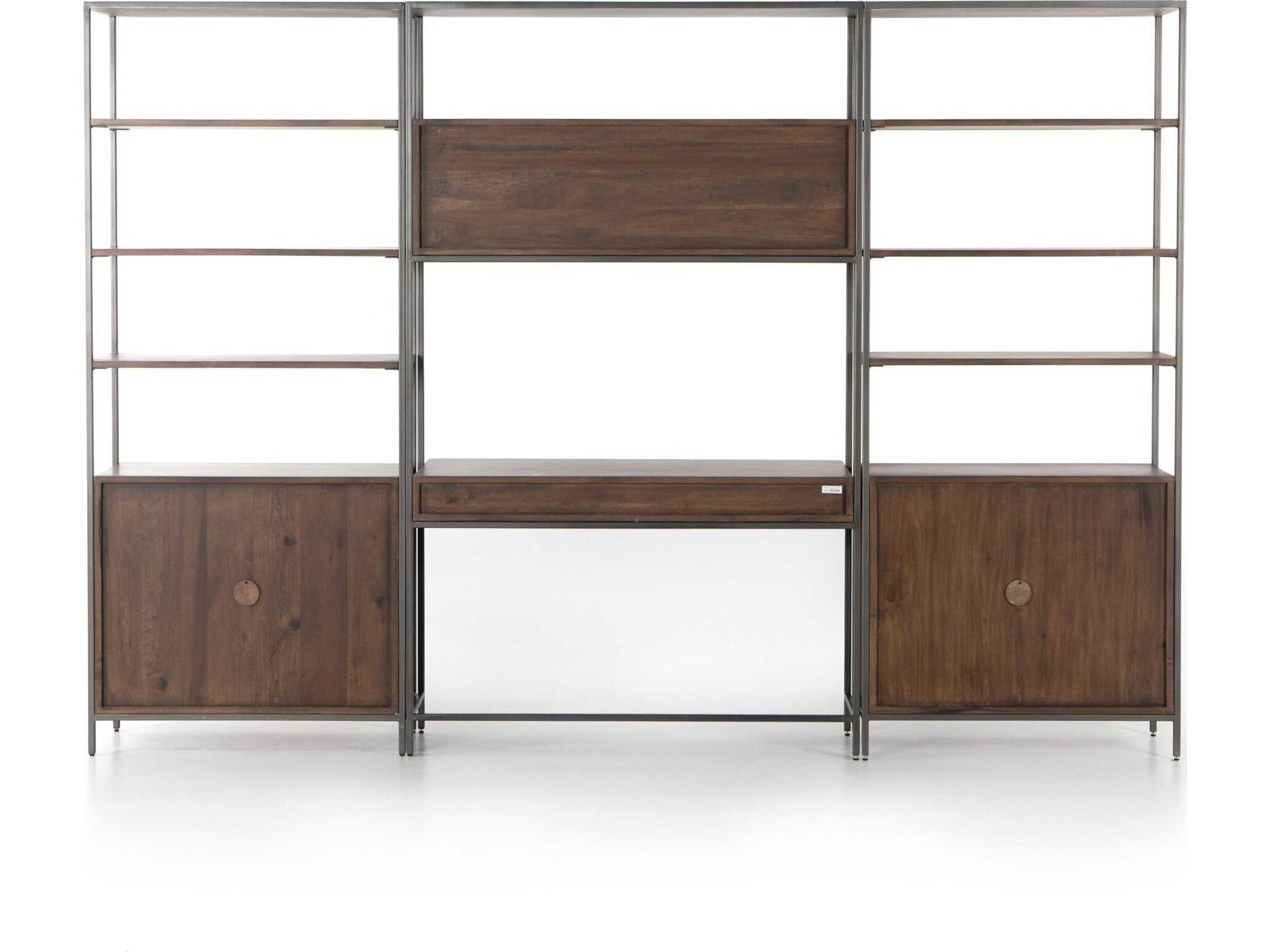 Four Hands Fulton Trey Brown Poplar Wood Leaning Ladder Desk