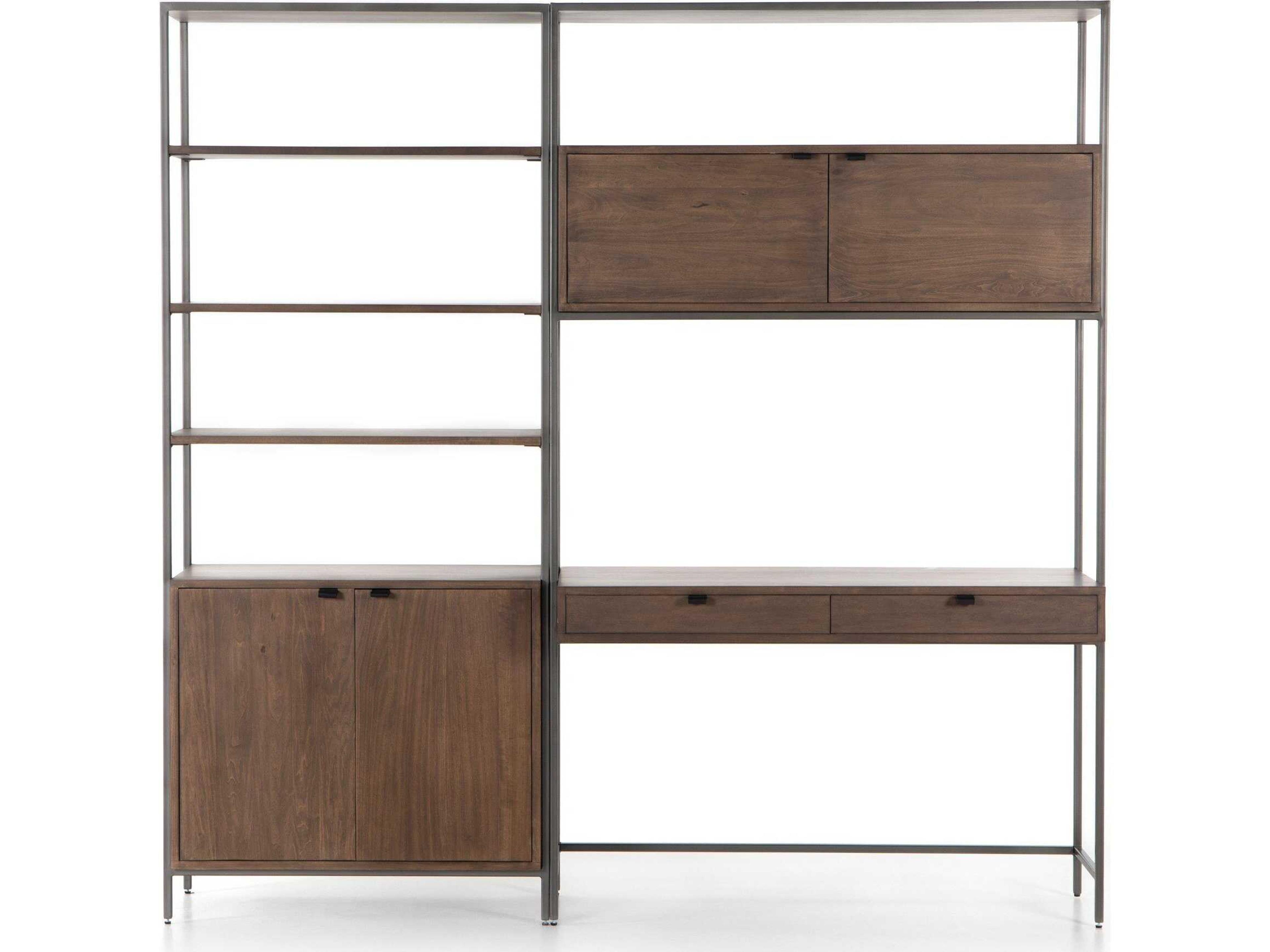 Four Hands Fulton Trey Brown Poplar Wood Leaning Ladder Desk