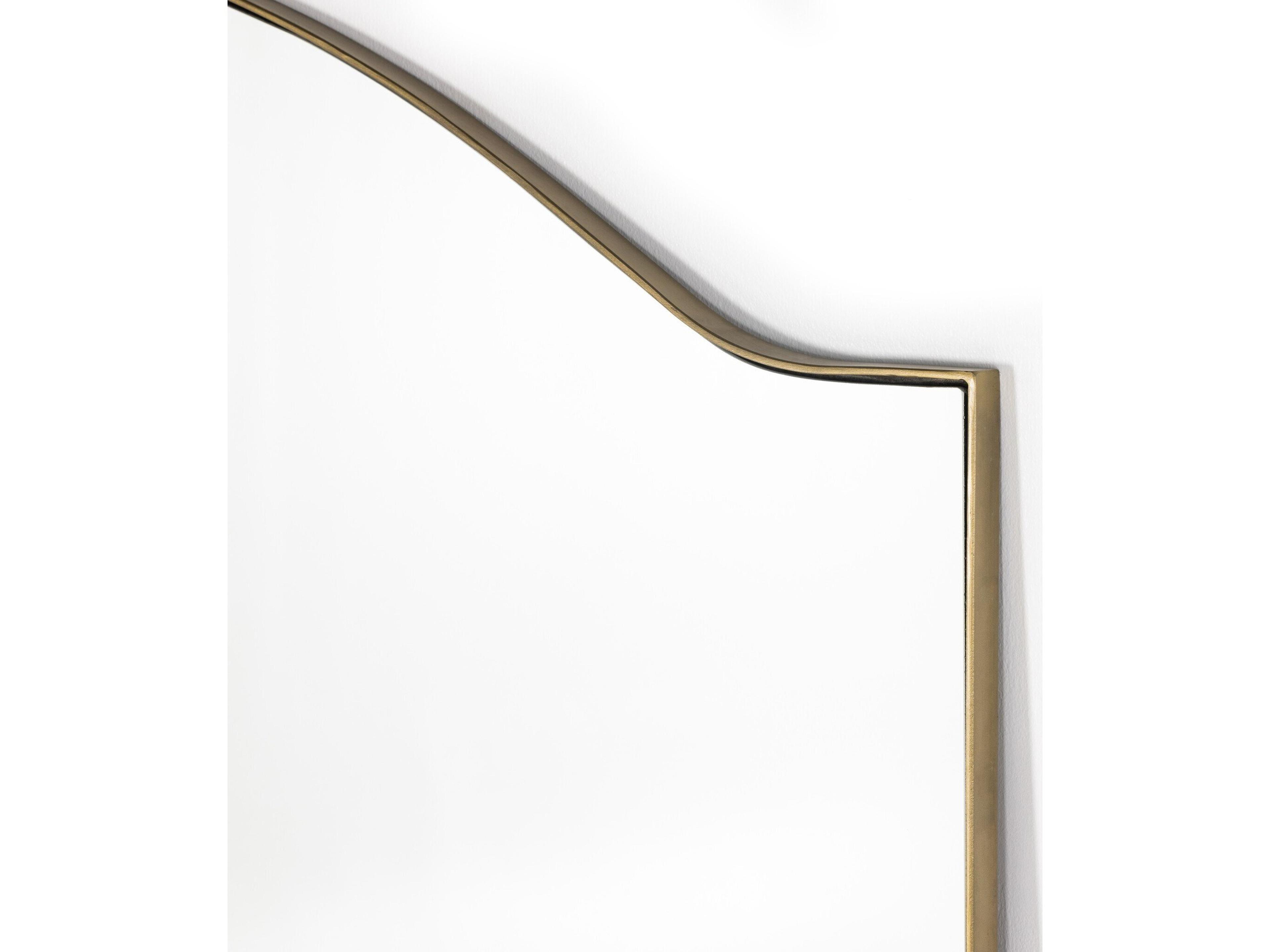 Four Hands Asher Jacques Antique Brass Floor Mirror