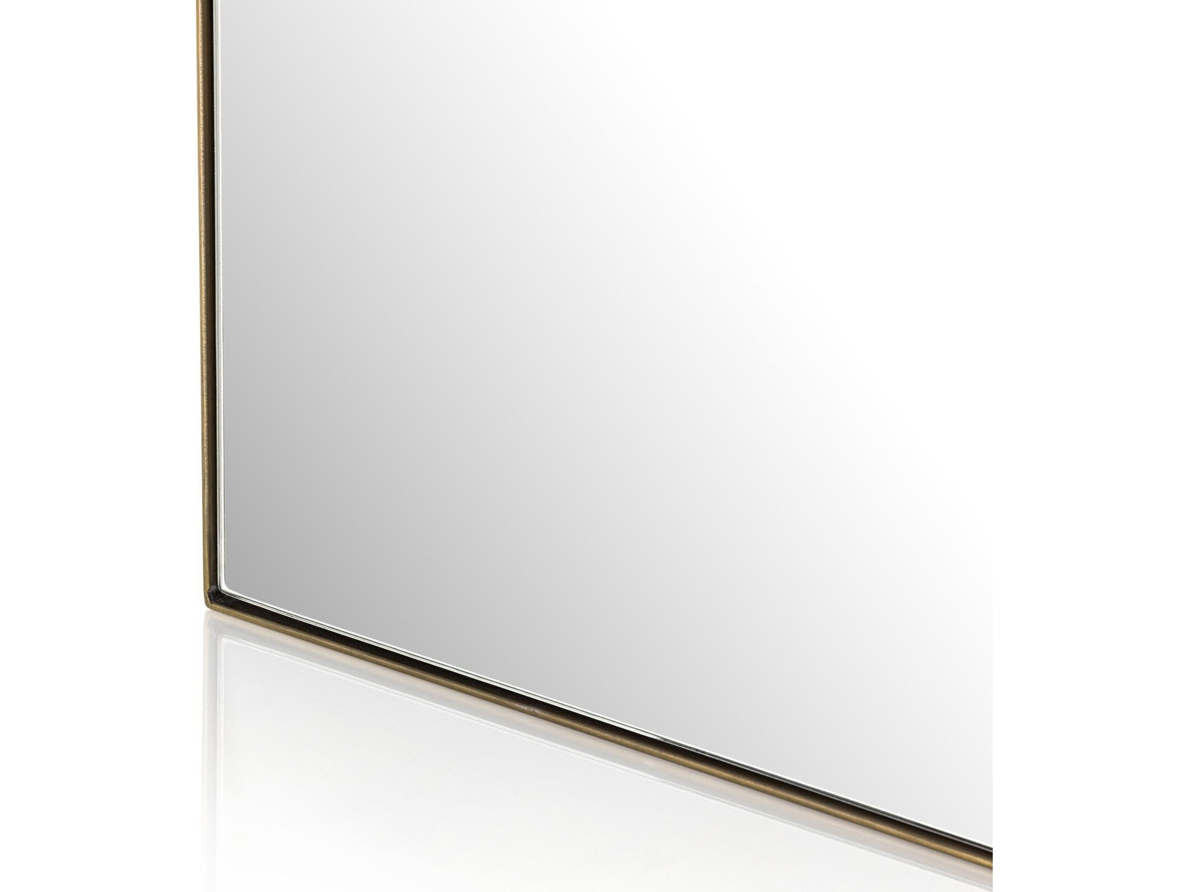 Four Hands Asher Jacques Antique Brass Floor Mirror