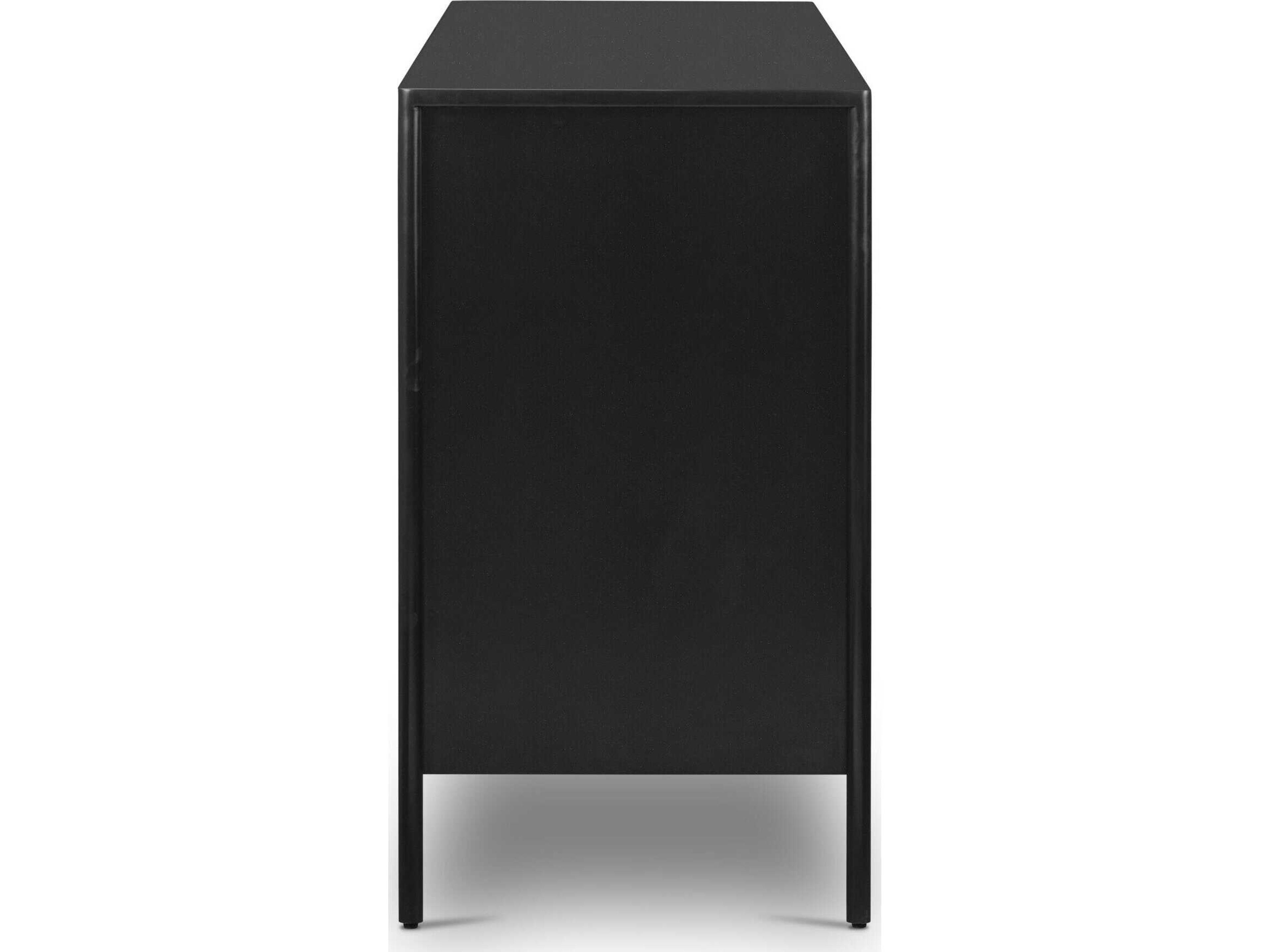 Four Hands Bolton Soto 74" Black Weathered Bronze Sideboard