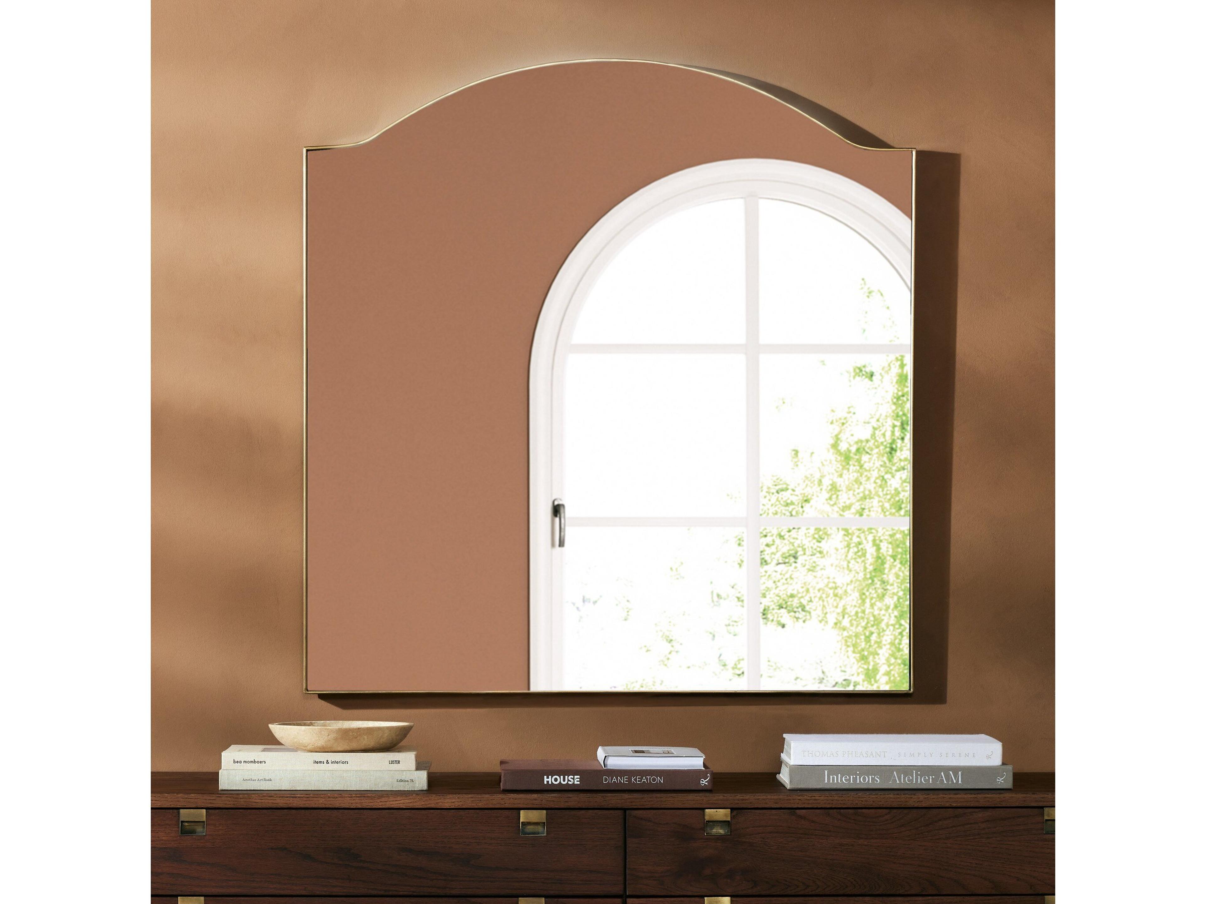 Four Hands Asher Jacques Antique Brass  Mirror