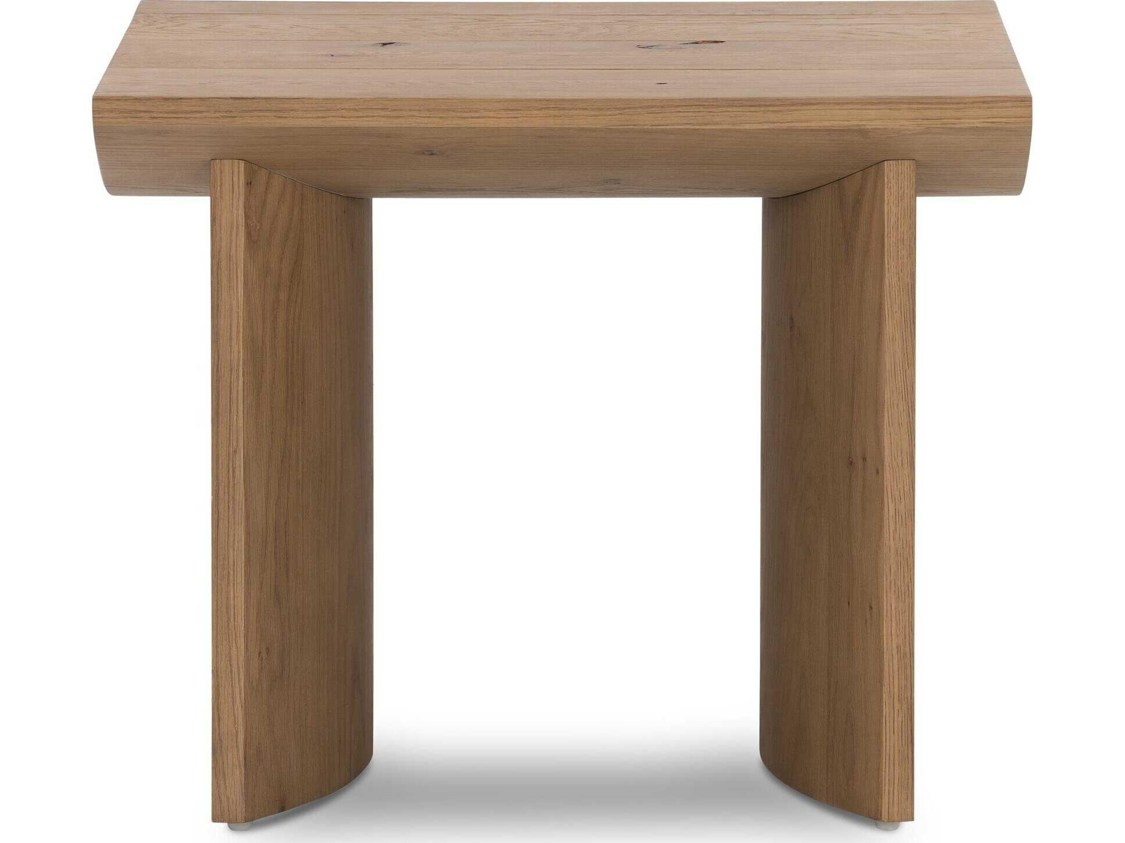 Four Hands Barton Pickford Rectangular Wood Dusted Oak End Table