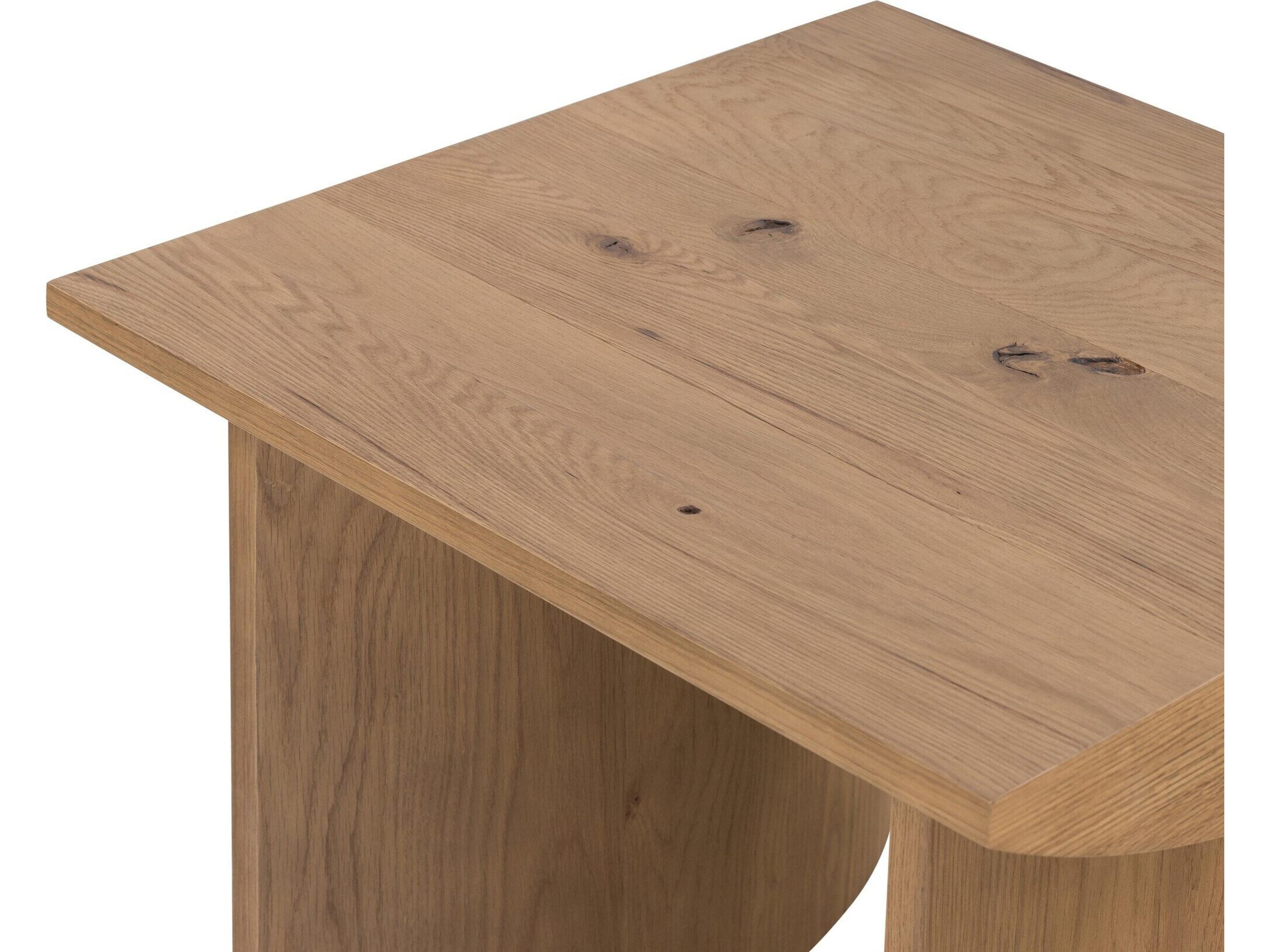 Four Hands Barton Pickford Rectangular Wood Dusted Oak End Table