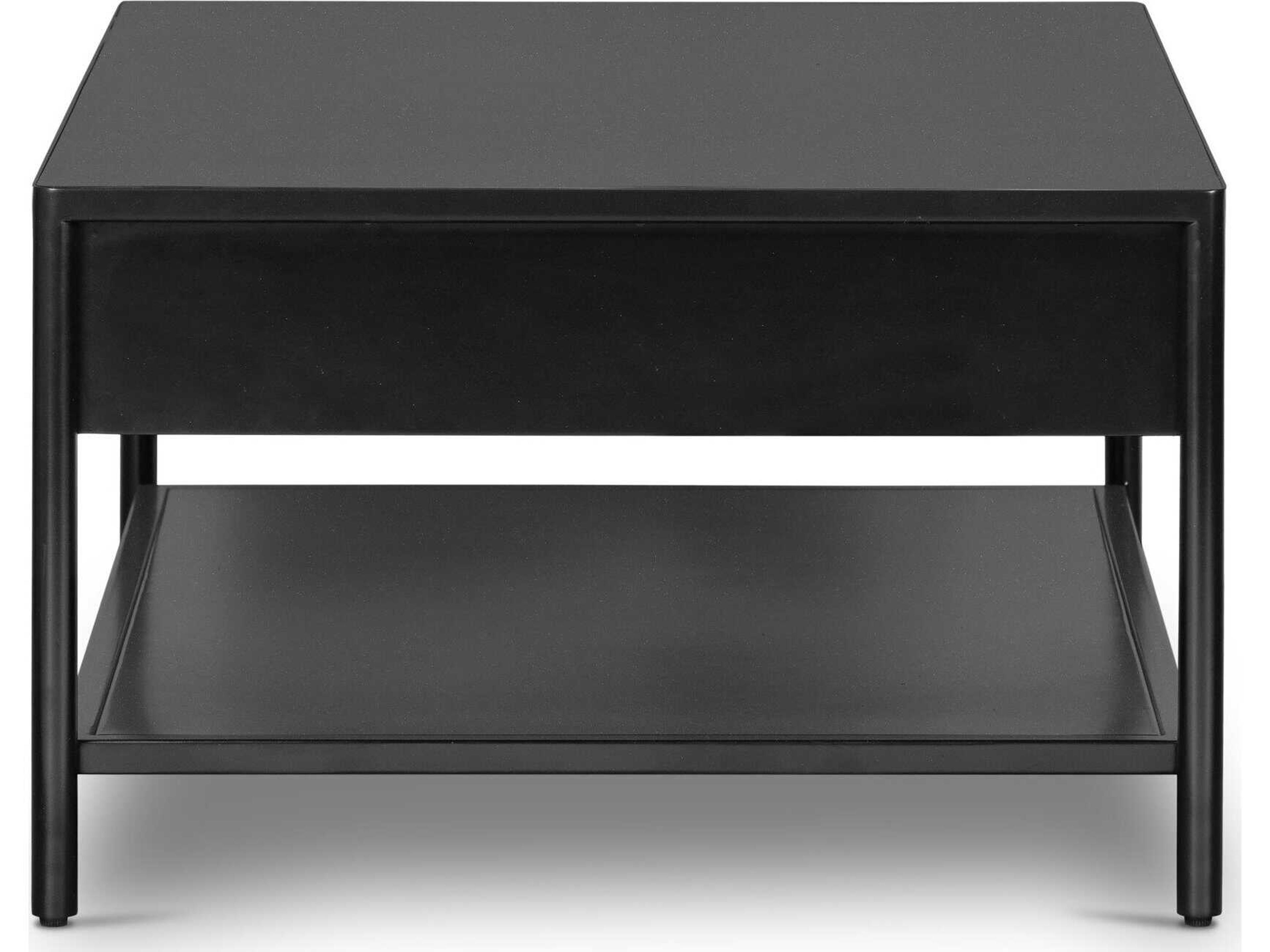 Four Hands Bolton Soto Rectangular Metal Black Weathered Bronze Coffee Table