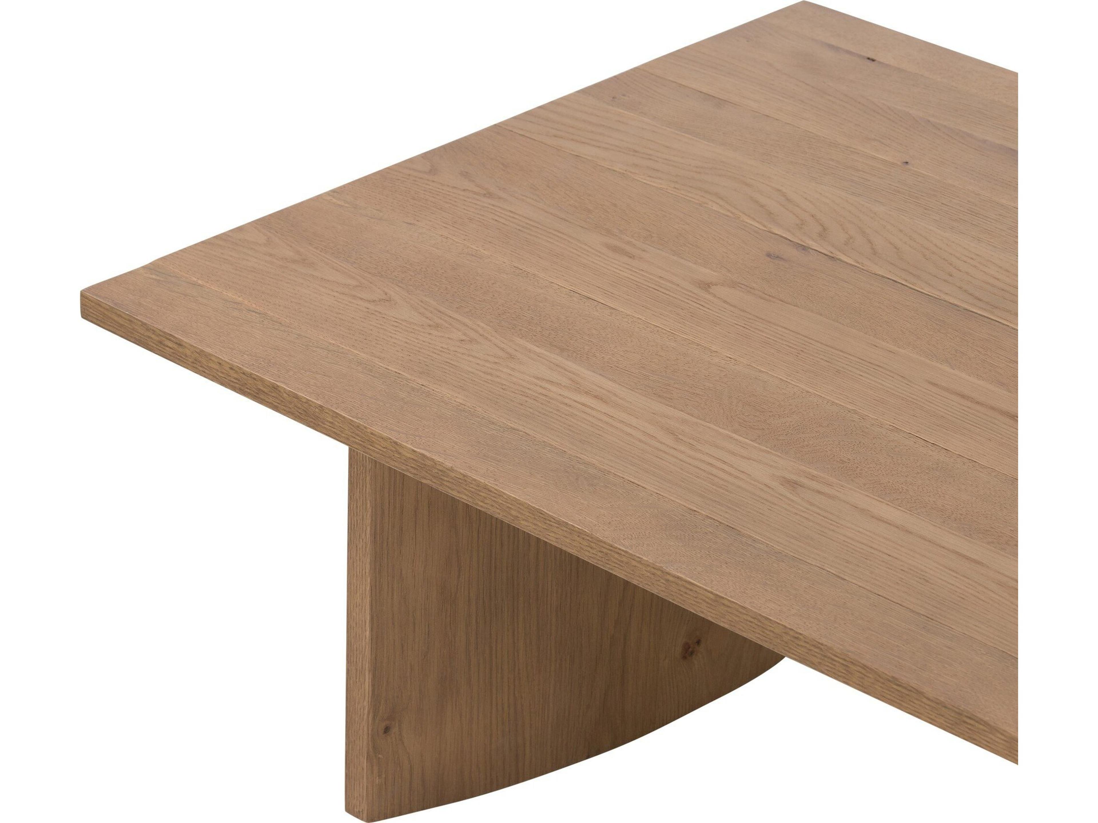 Four Hands Barton Pickford Rectangular Wood Dusted Oak Coffee Table