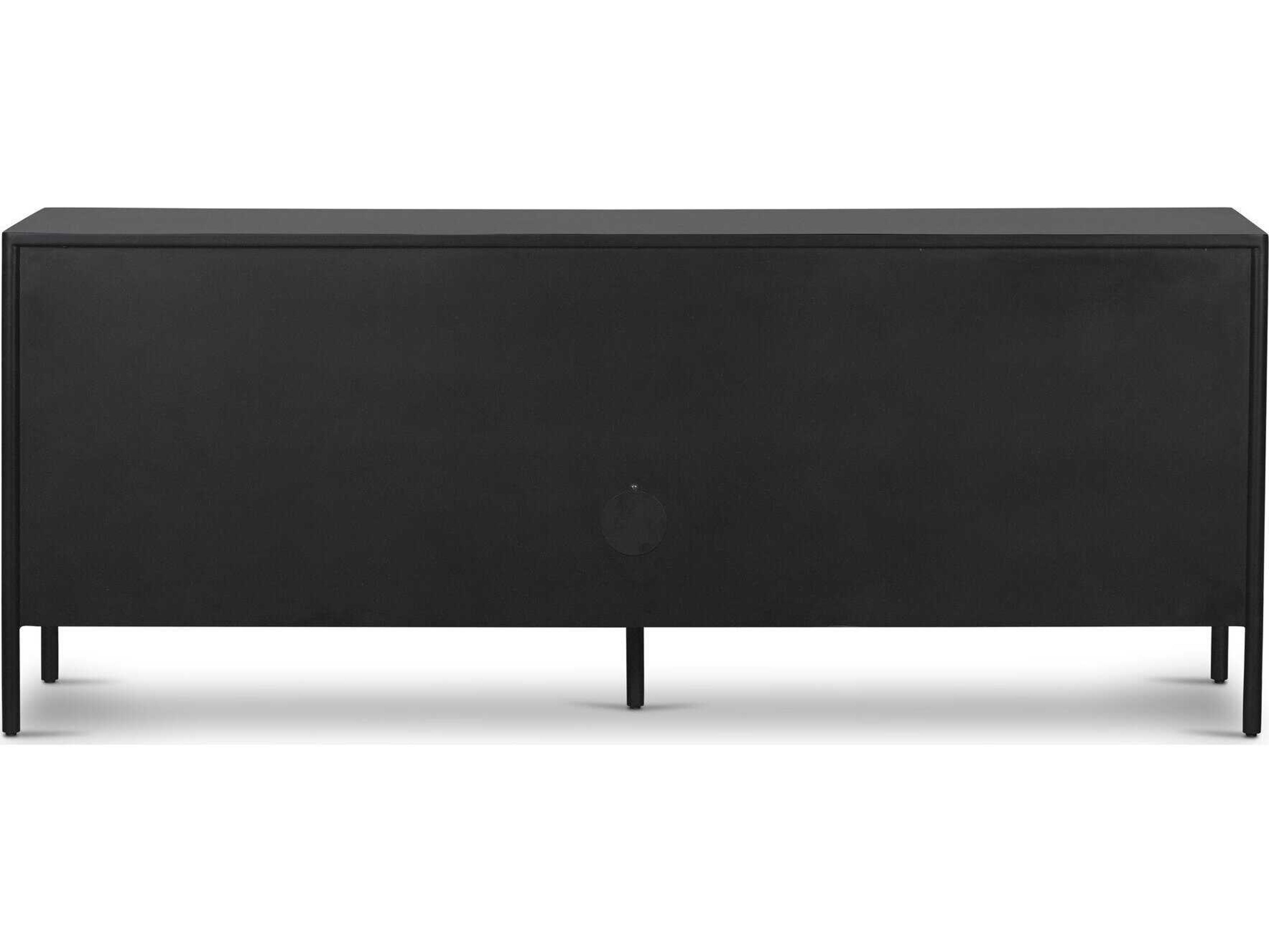 Luxecor Globetrotter Soto 70" Black Weathered Bronze Media Console
