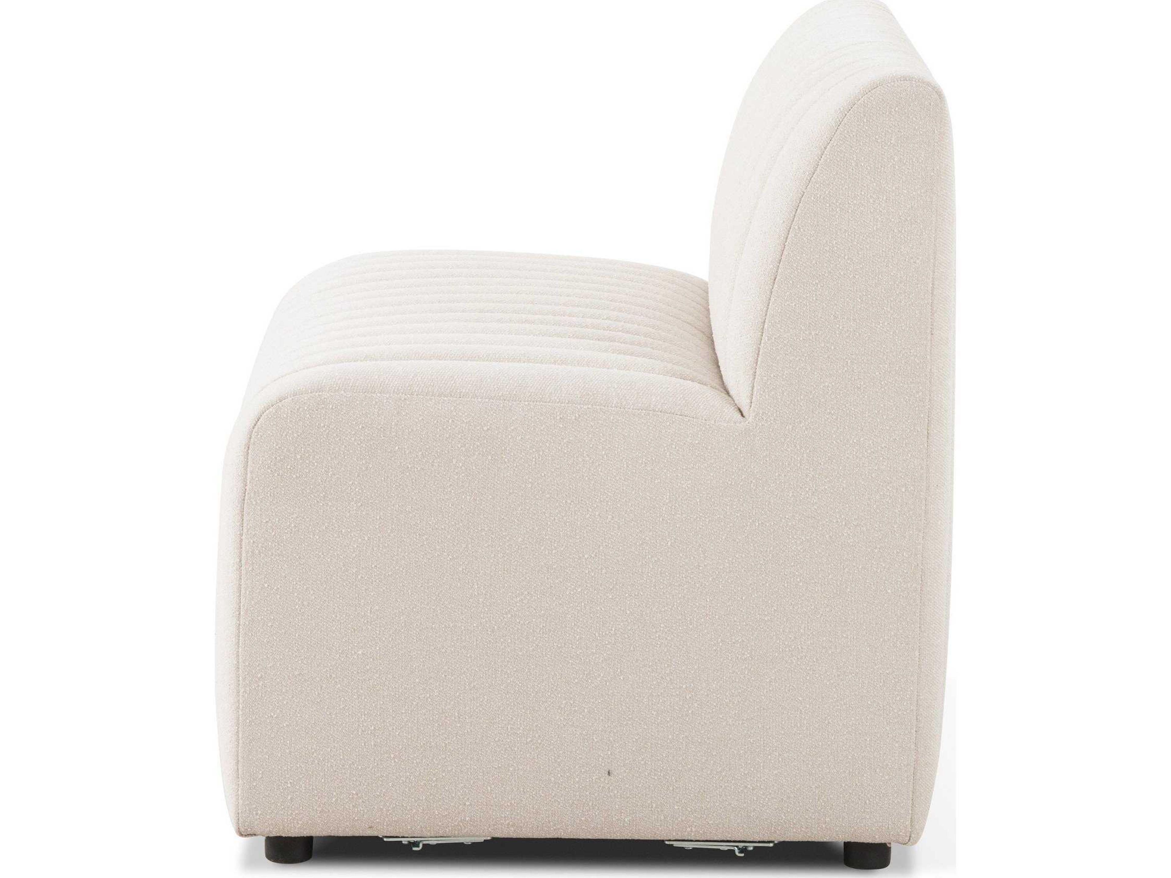 Four Hands Grayson Augustine Beige Upholstered Side Dining Chair