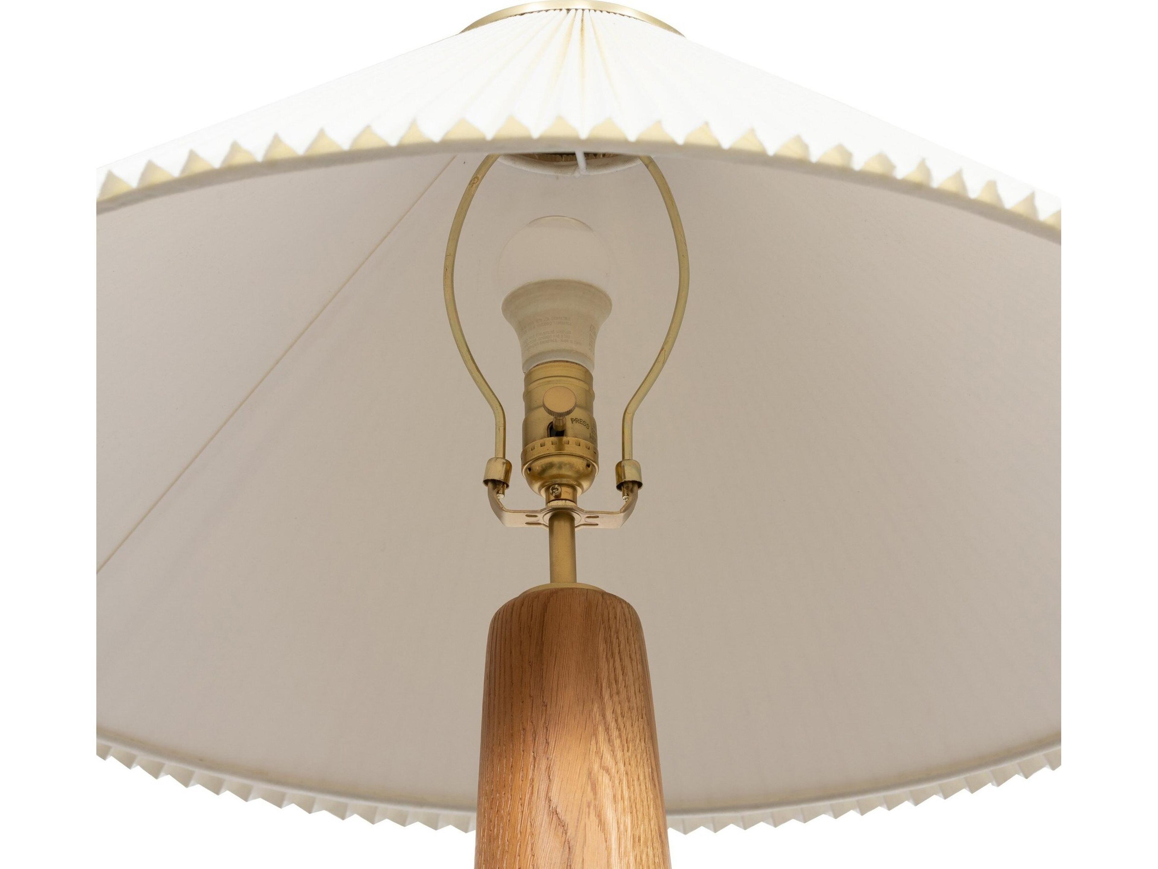 Four Hands Deacon Nora Light Oak Floor Lamp