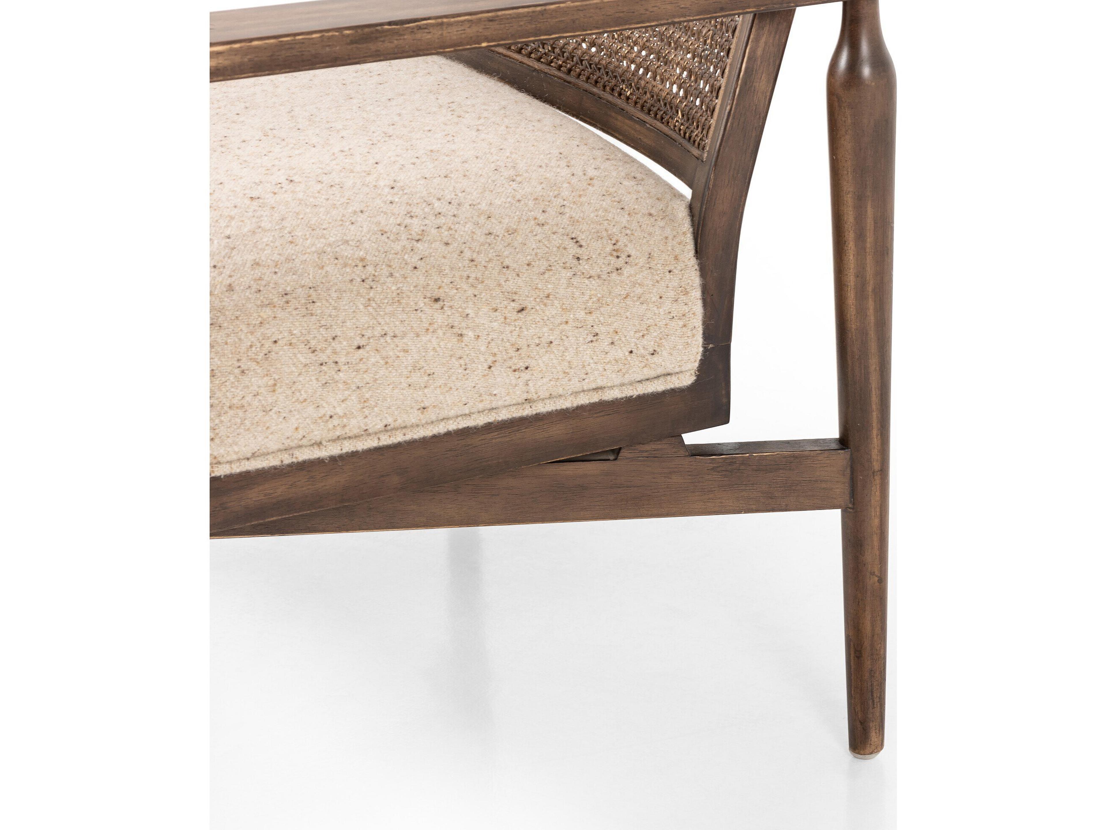 Four Hands Kensington Xavier Brown Fabric Accent Chair