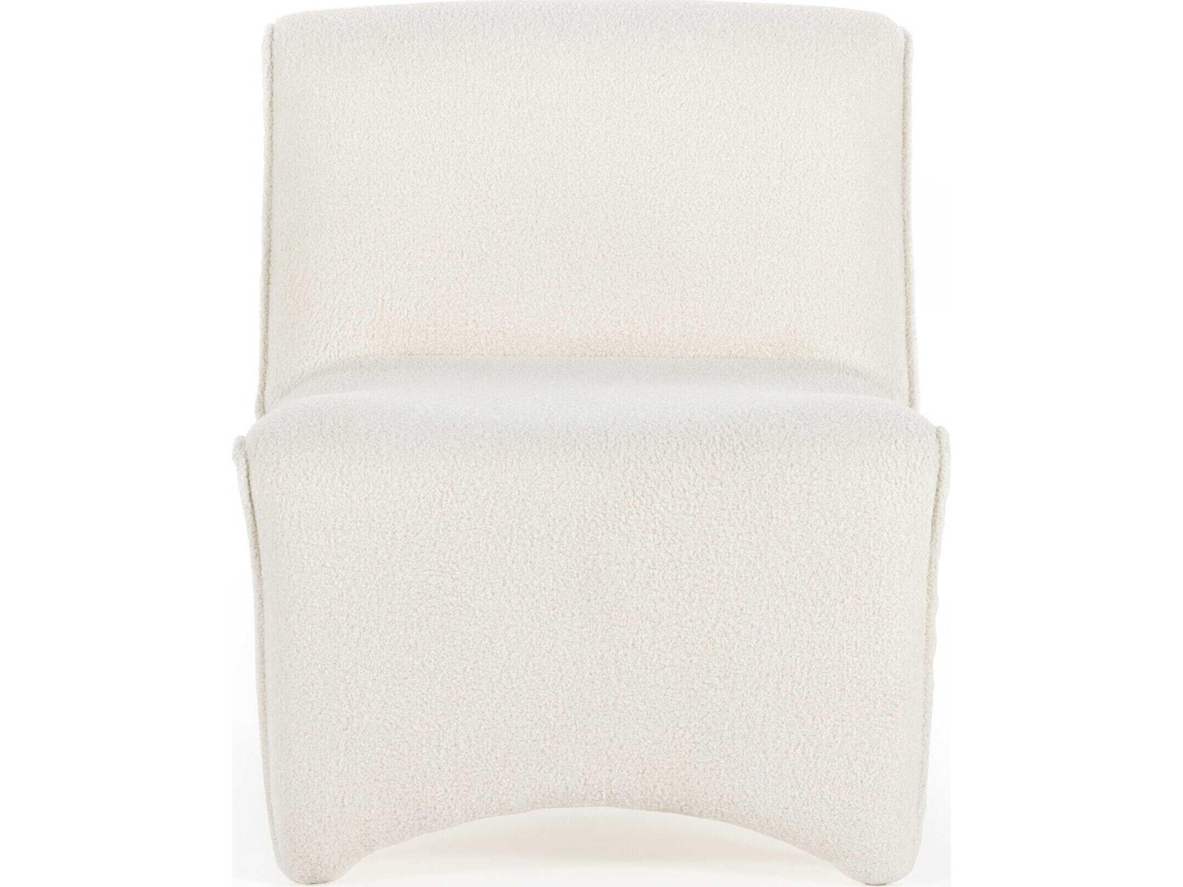 Luxecor Globetrotter Bridgette Cream Fabric Accent Chair