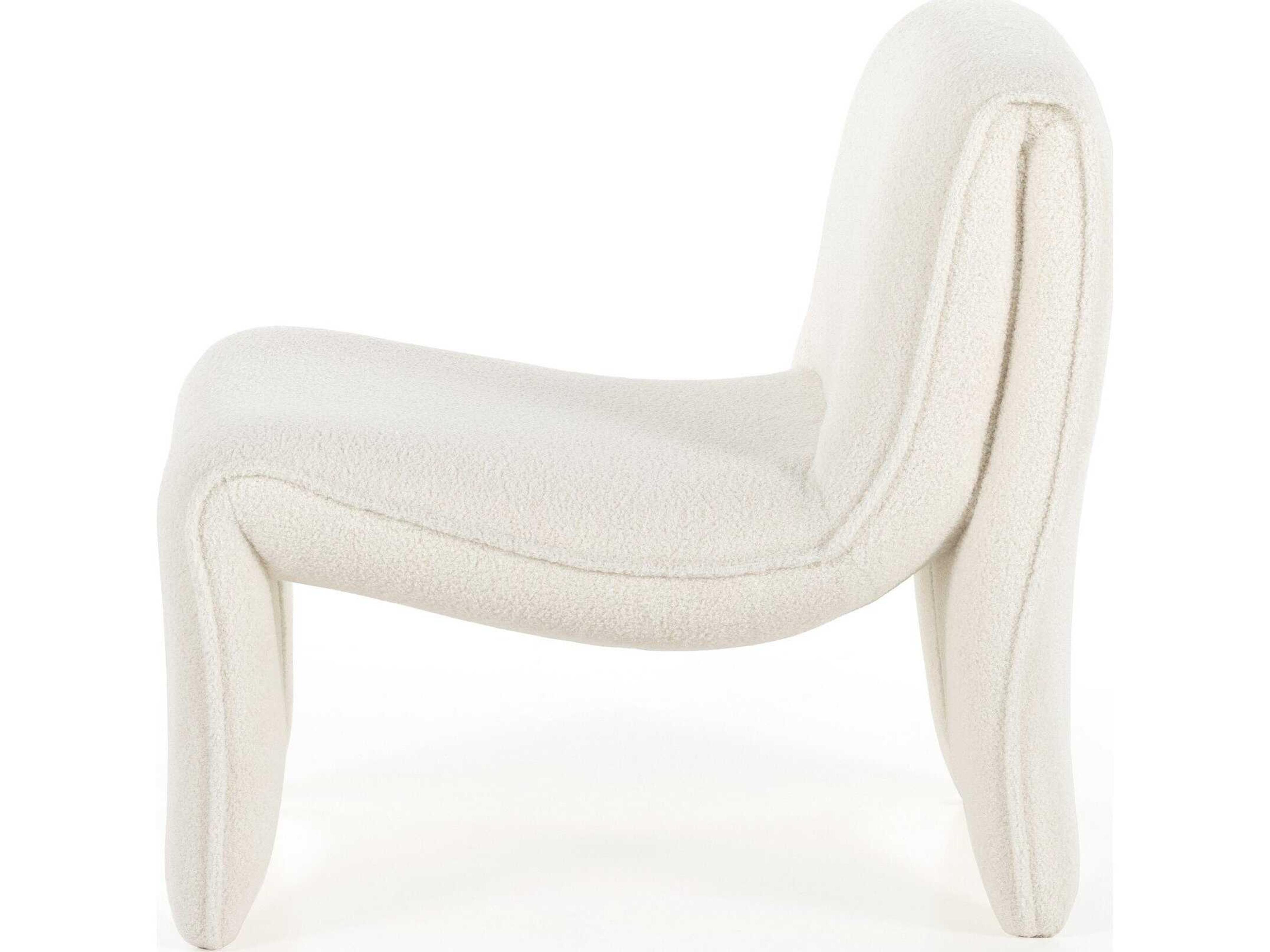 Luxecor Globetrotter Bridgette Cream Fabric Accent Chair