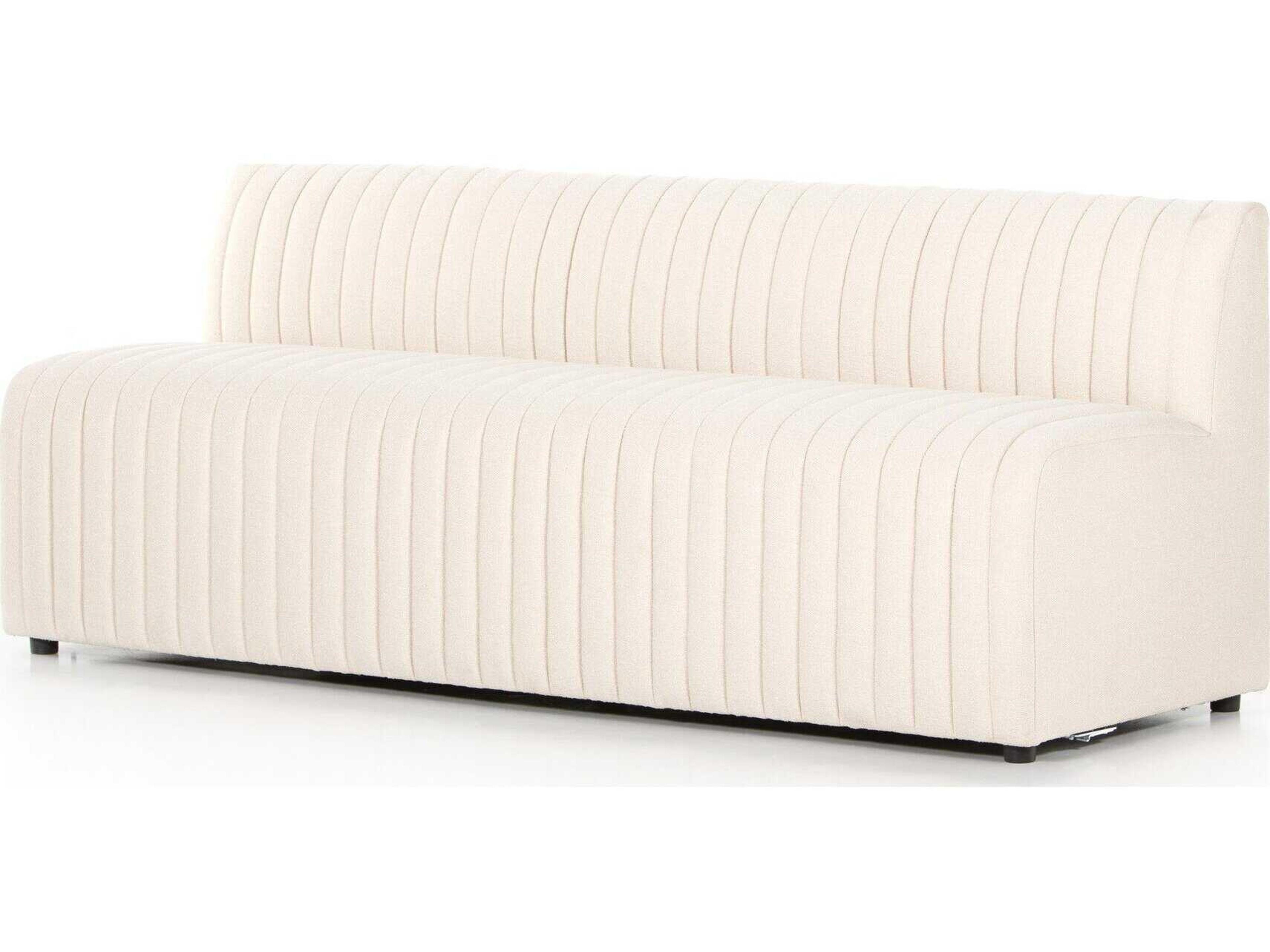 Grayson Augustine Capri Oatmeal Upholstered Dining Banquette