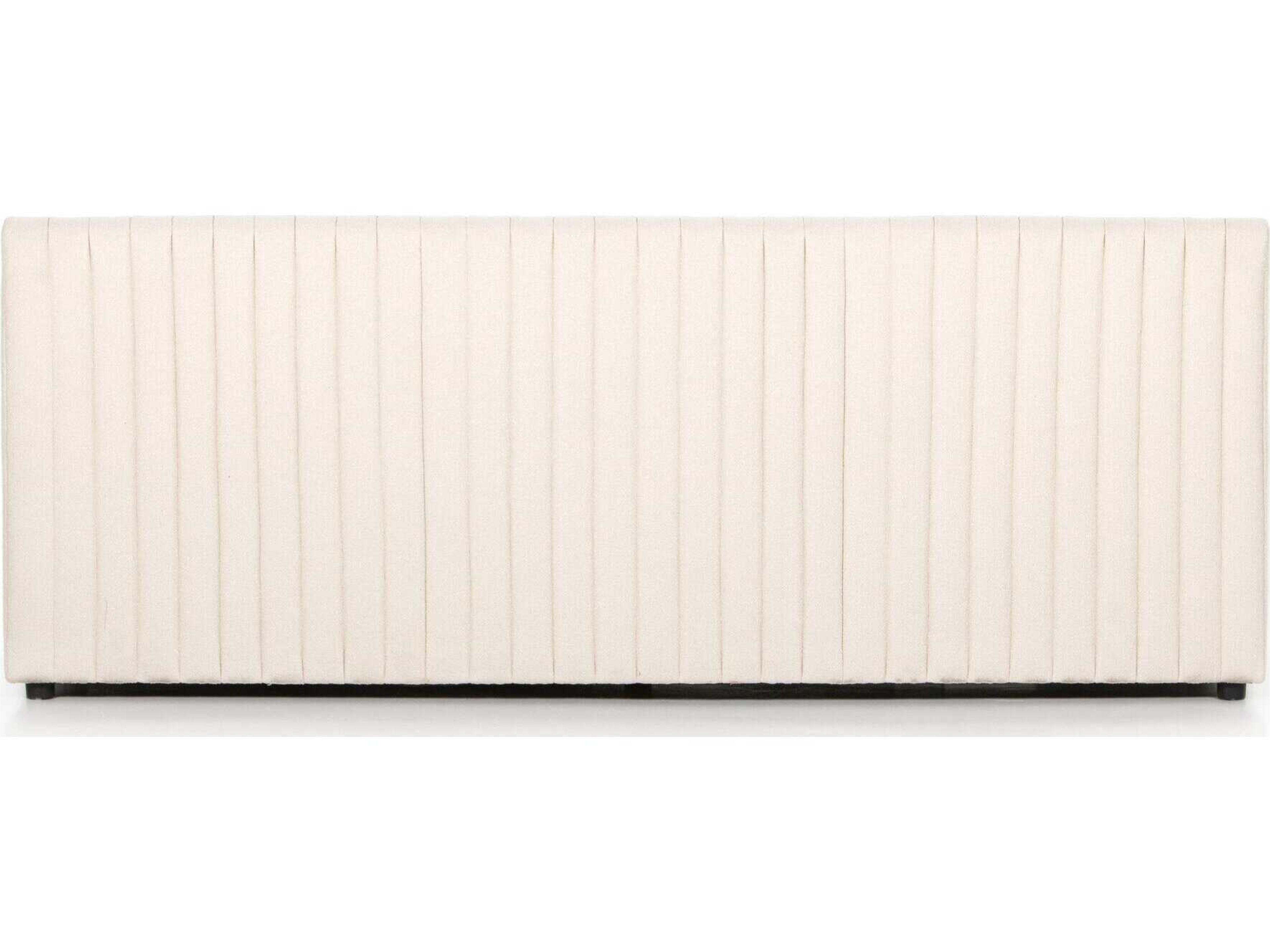 Four Hands Grayson Augustine Capri Oatmeal Upholstered Dining Banquette