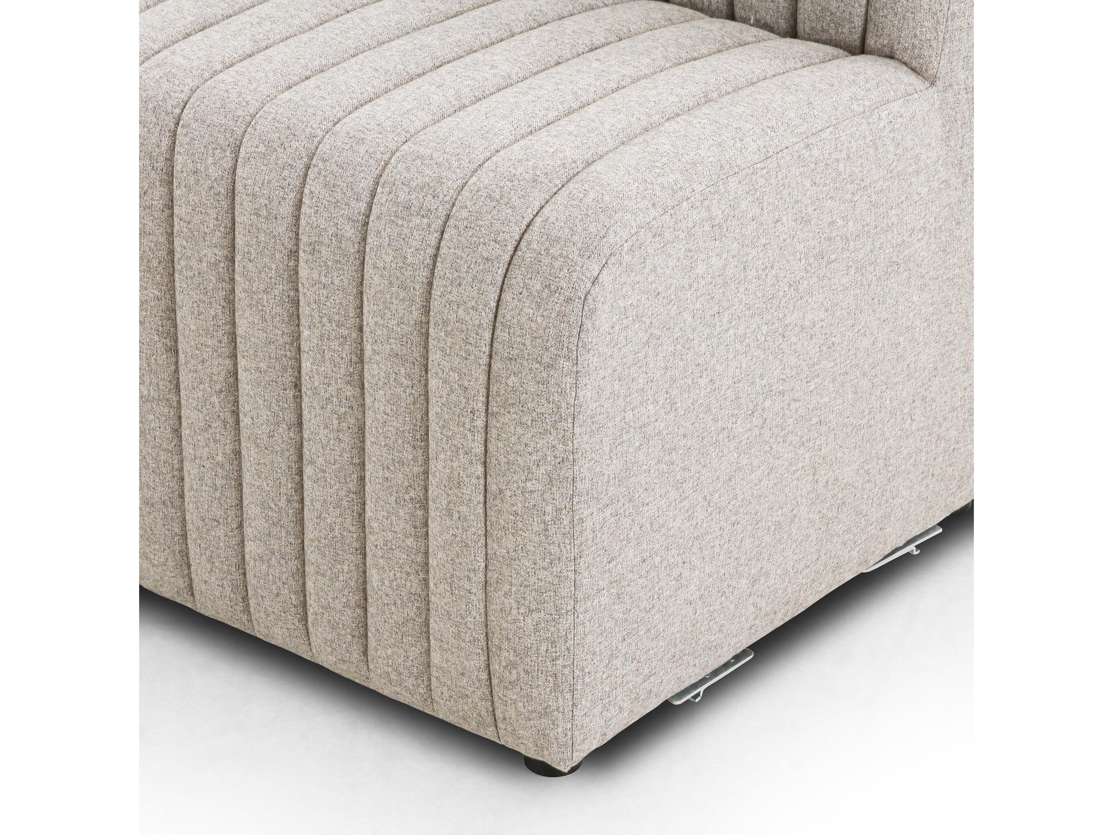 Four Hands Grayson Augustine Orly Natural Upholstered Dining Banquette