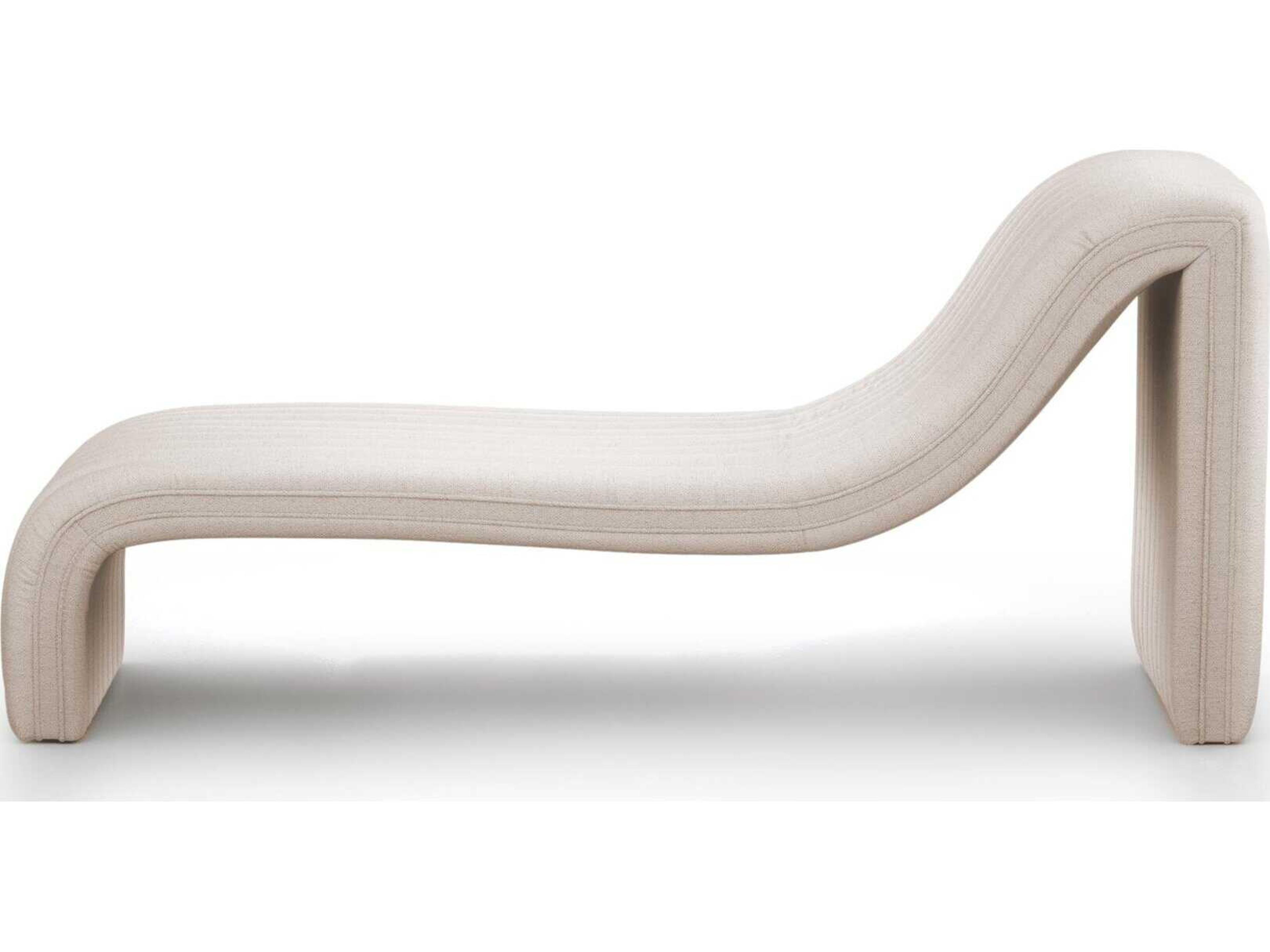 Four Hands Grayson White Upholstered Chaise