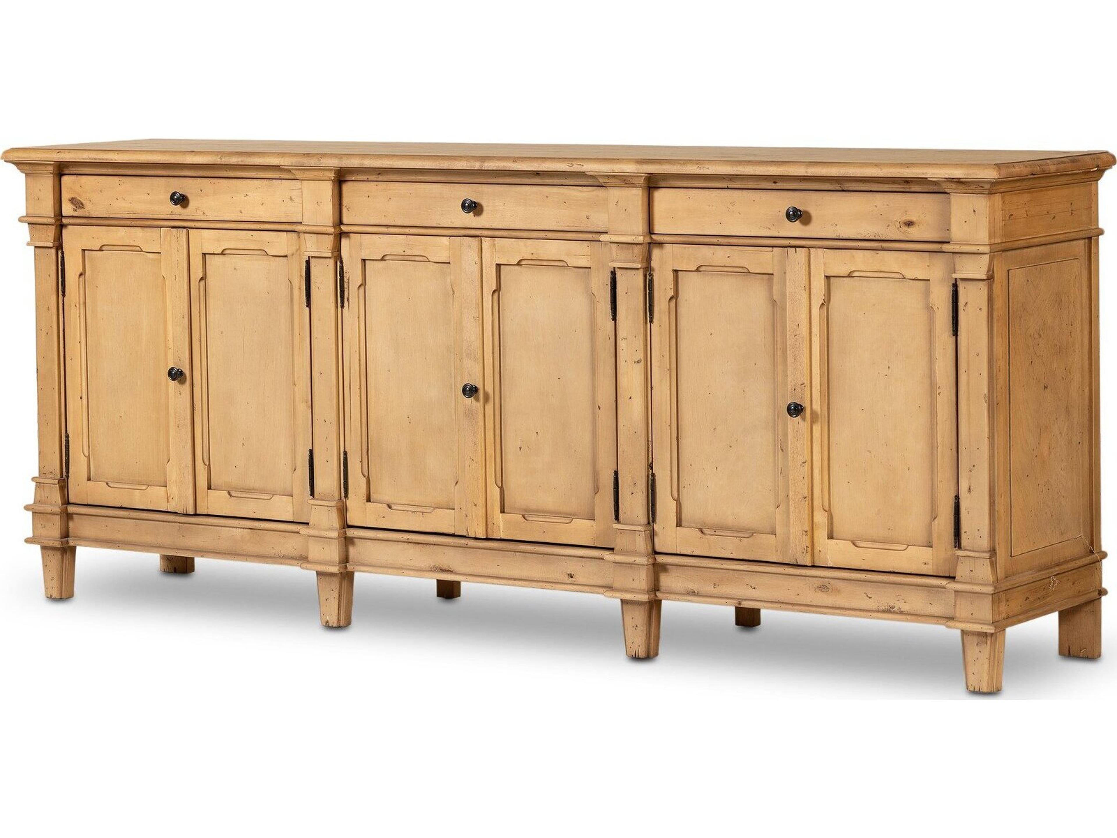 Cordella 96" Pine Wood Sideboard