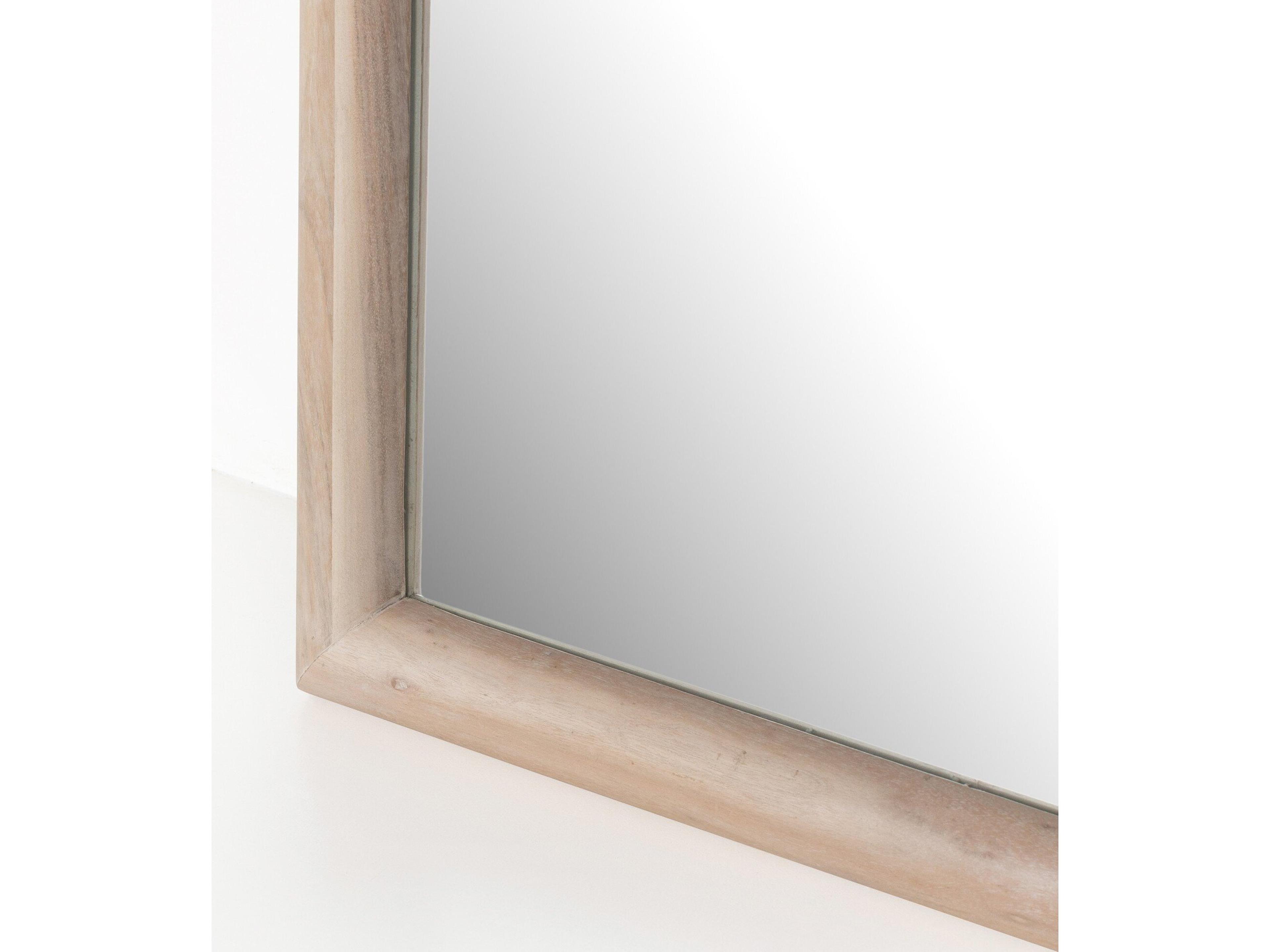 Four Hands Truett Gulliver Whitewash Acacia Floor Mirror