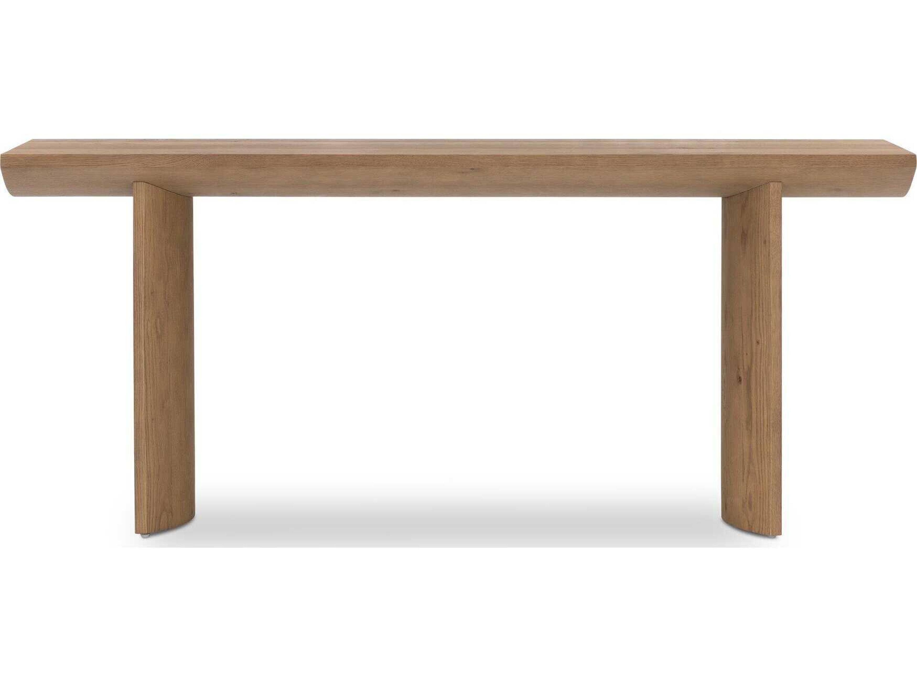 Four Hands Barton Pickford Rectangular Wood Dusted Oak Console Table