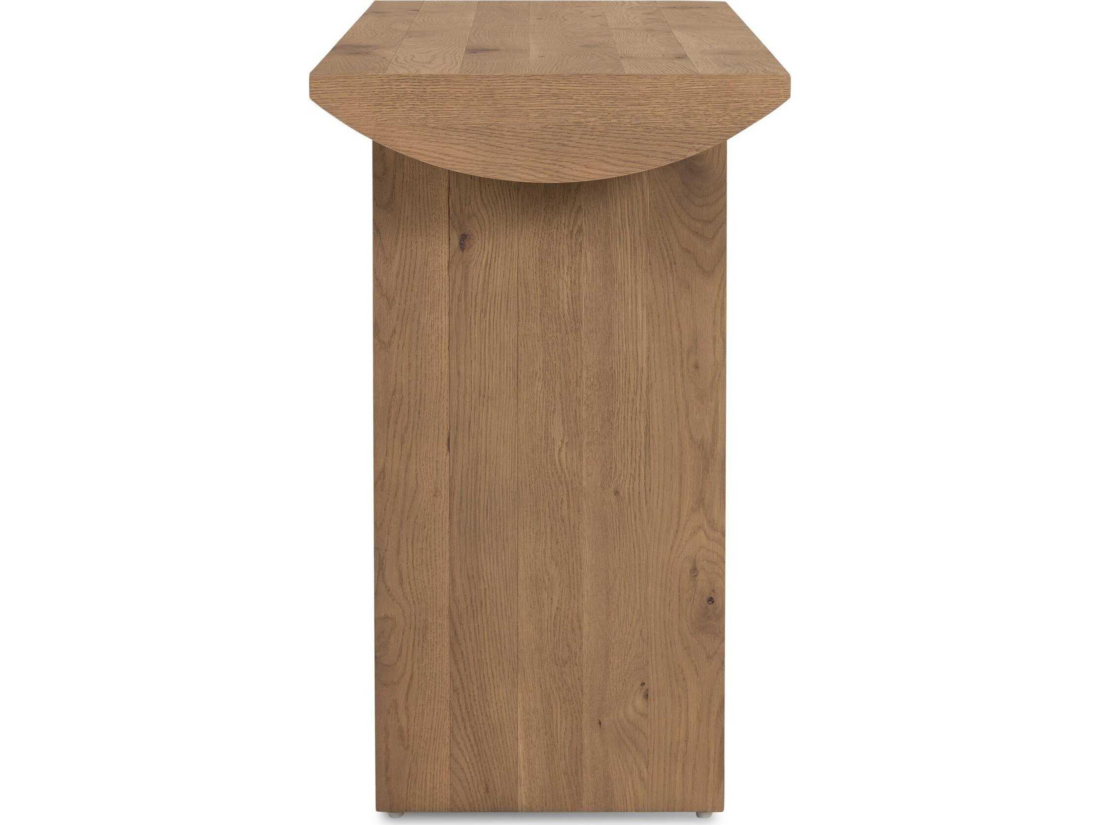 Four Hands Barton Pickford Rectangular Wood Dusted Oak Console Table