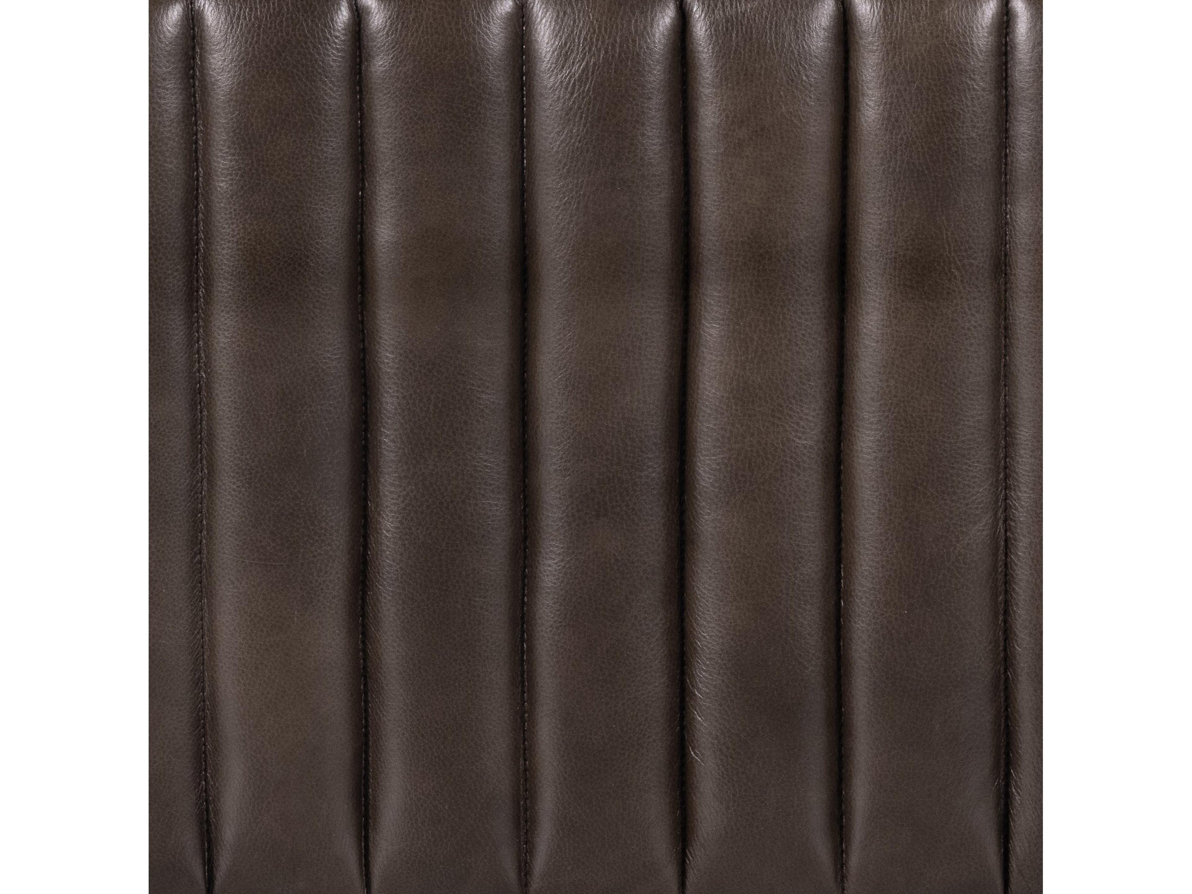 Four Hands Grayson Deacon Wolf Brown Leather Accent Bench