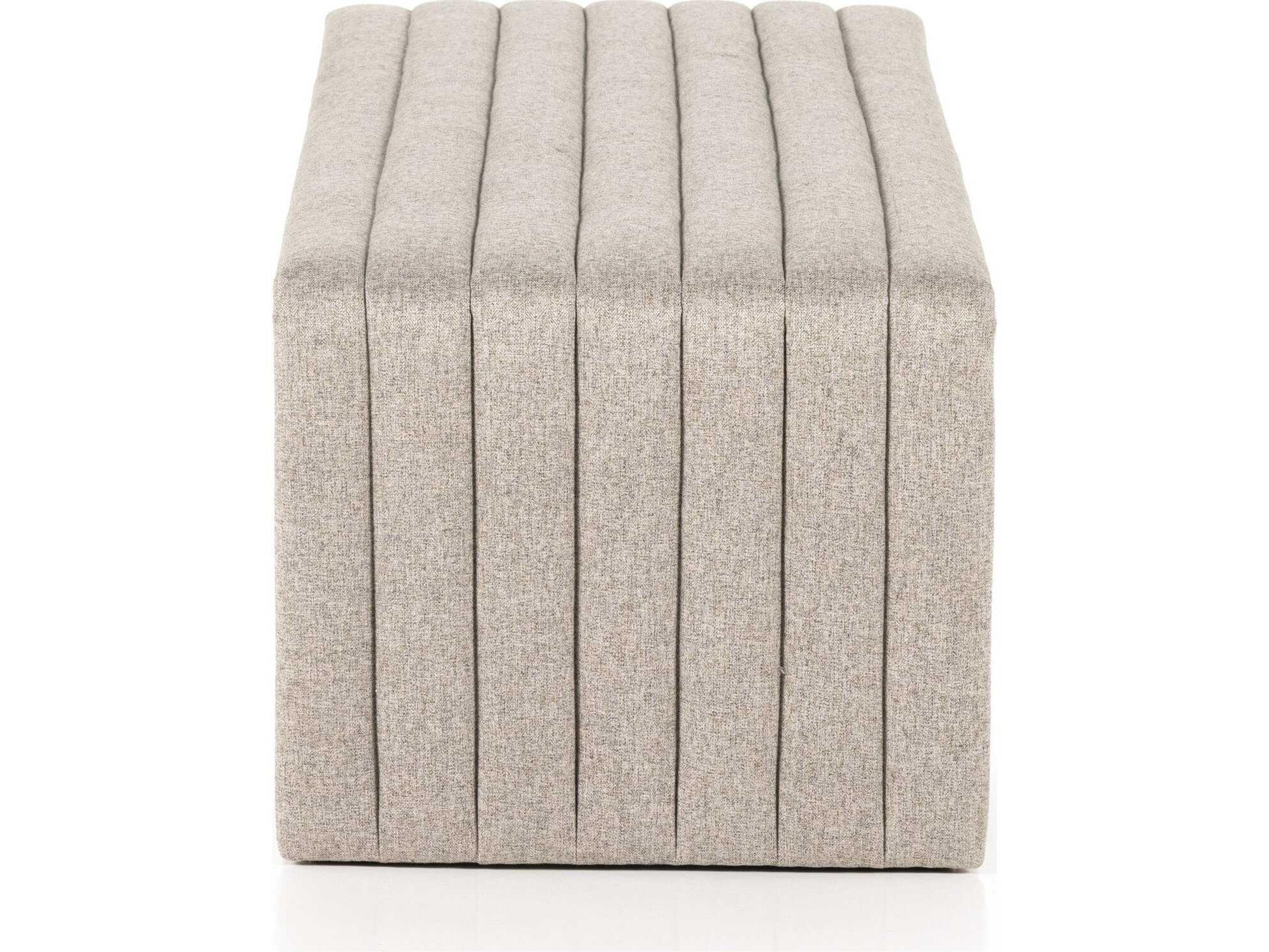 Four Hands Grayson Orly Natural Beige Upholstered Accent Bench