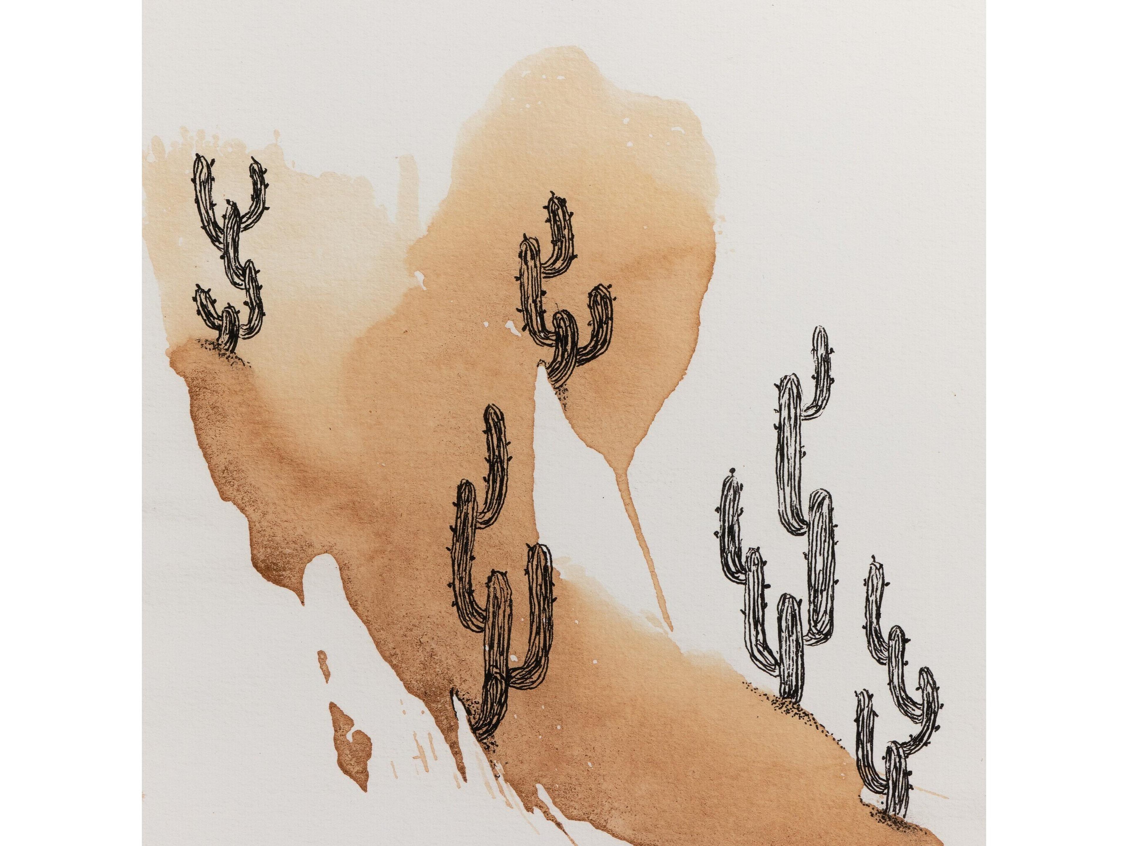 Four Hands Art Studio Into The Desert By Santhosh Wall Art