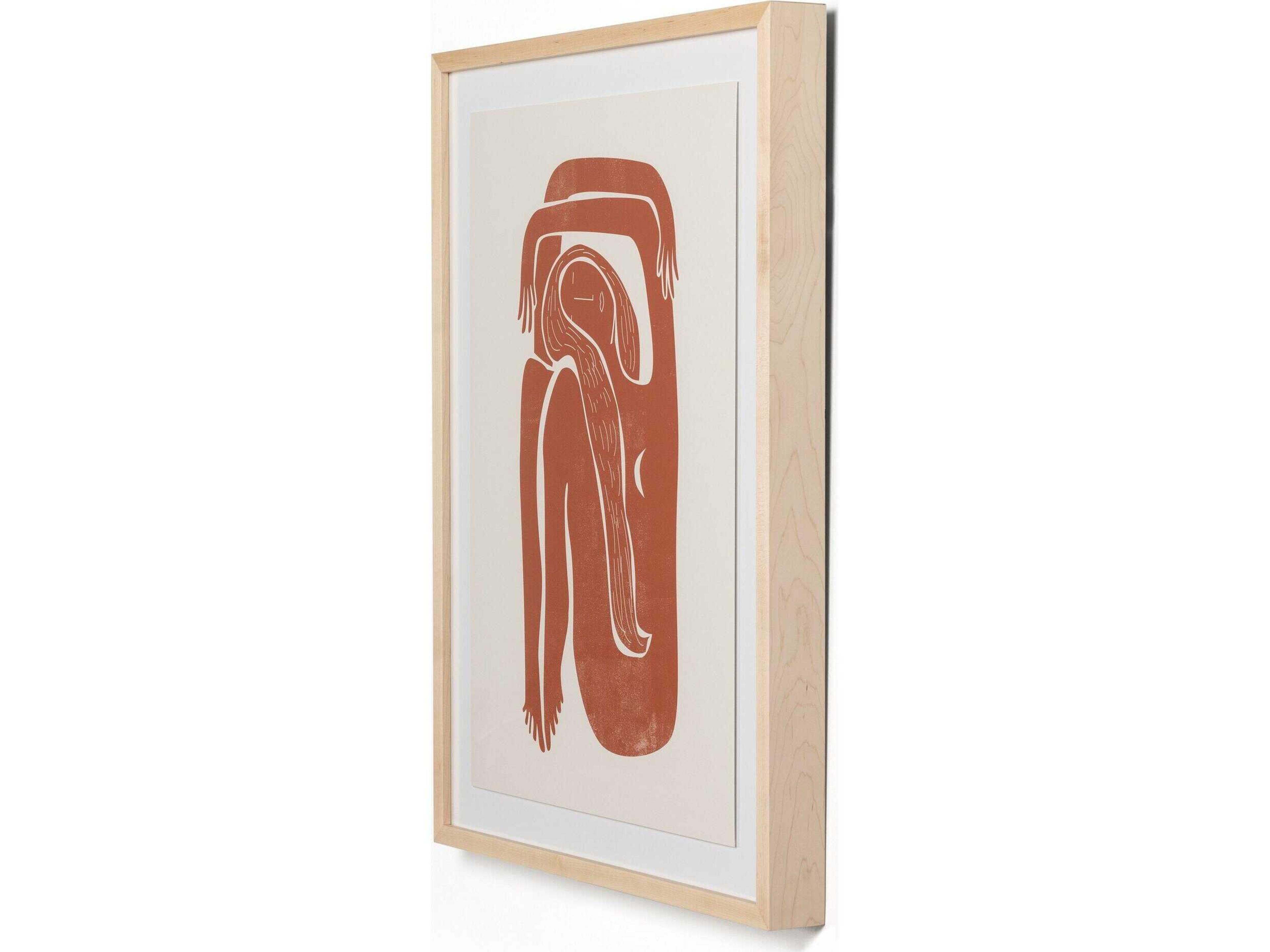 Art Studio Moon River Terracotta By Roseanne Kenny Wall Art