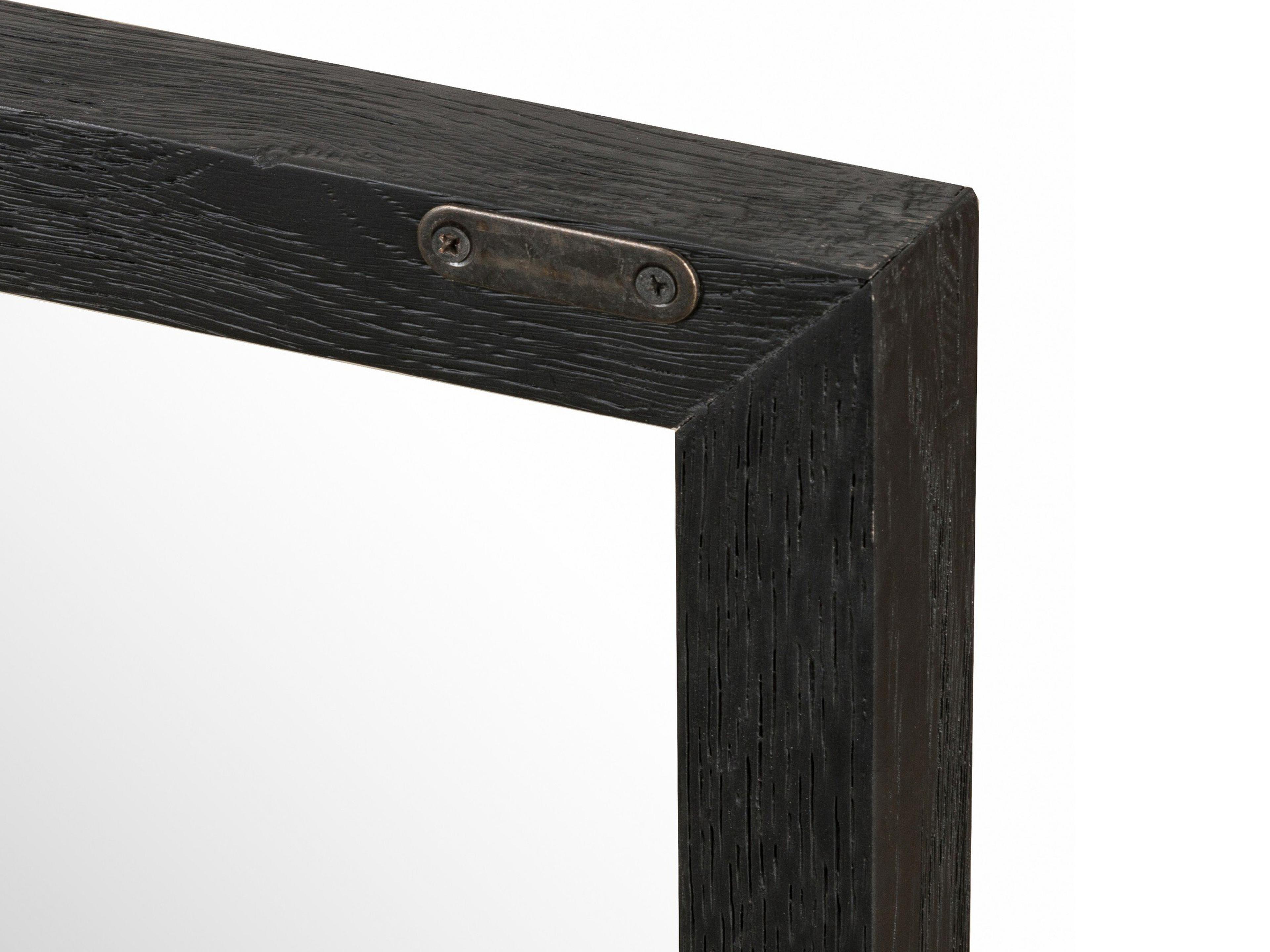 Luxecor Globetrotter Millie 78" Oak Wood Tempered Glass Drifted Sideboard