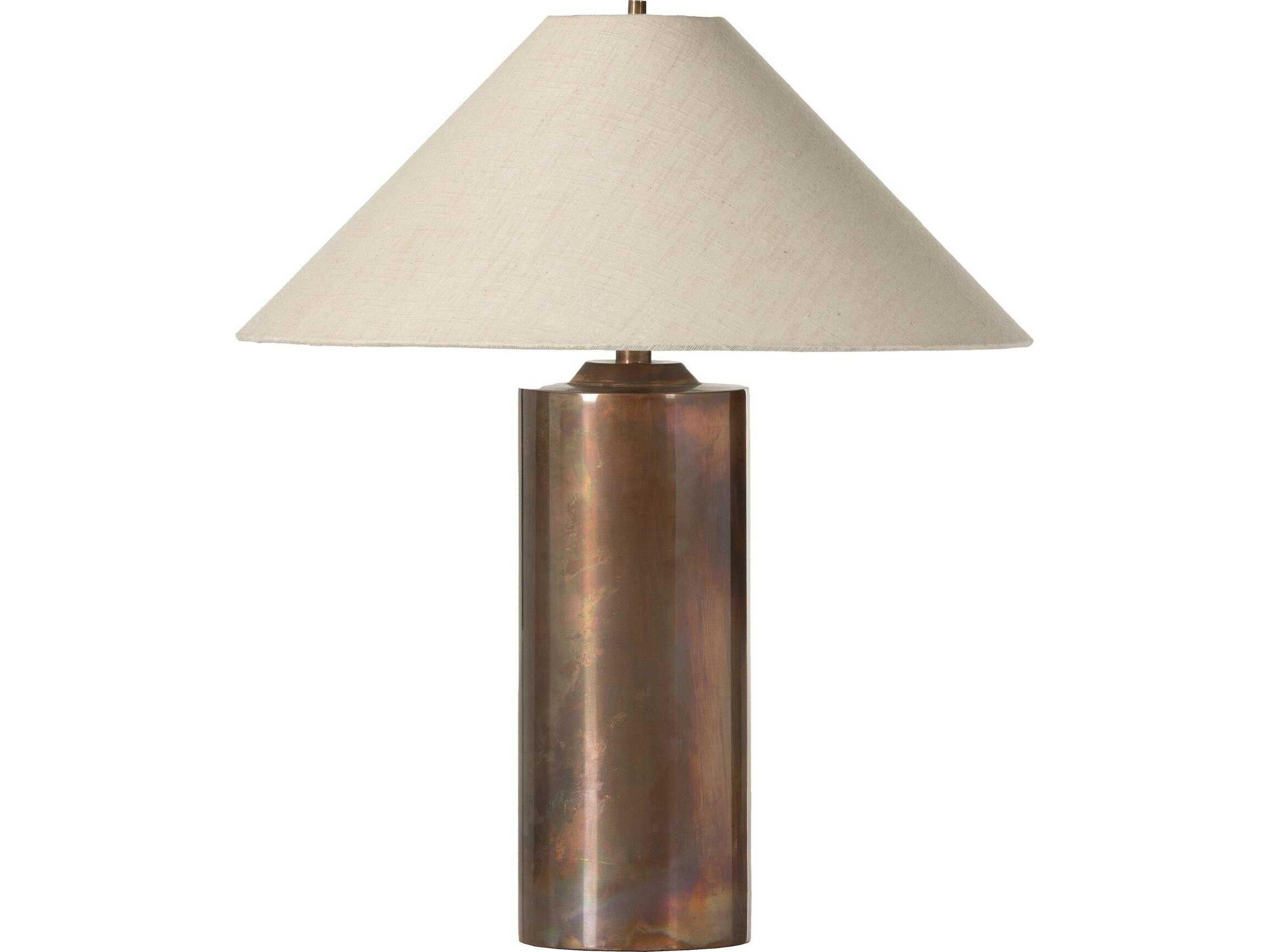 Asher Iridescent Acid Wash Brown Table Lamp