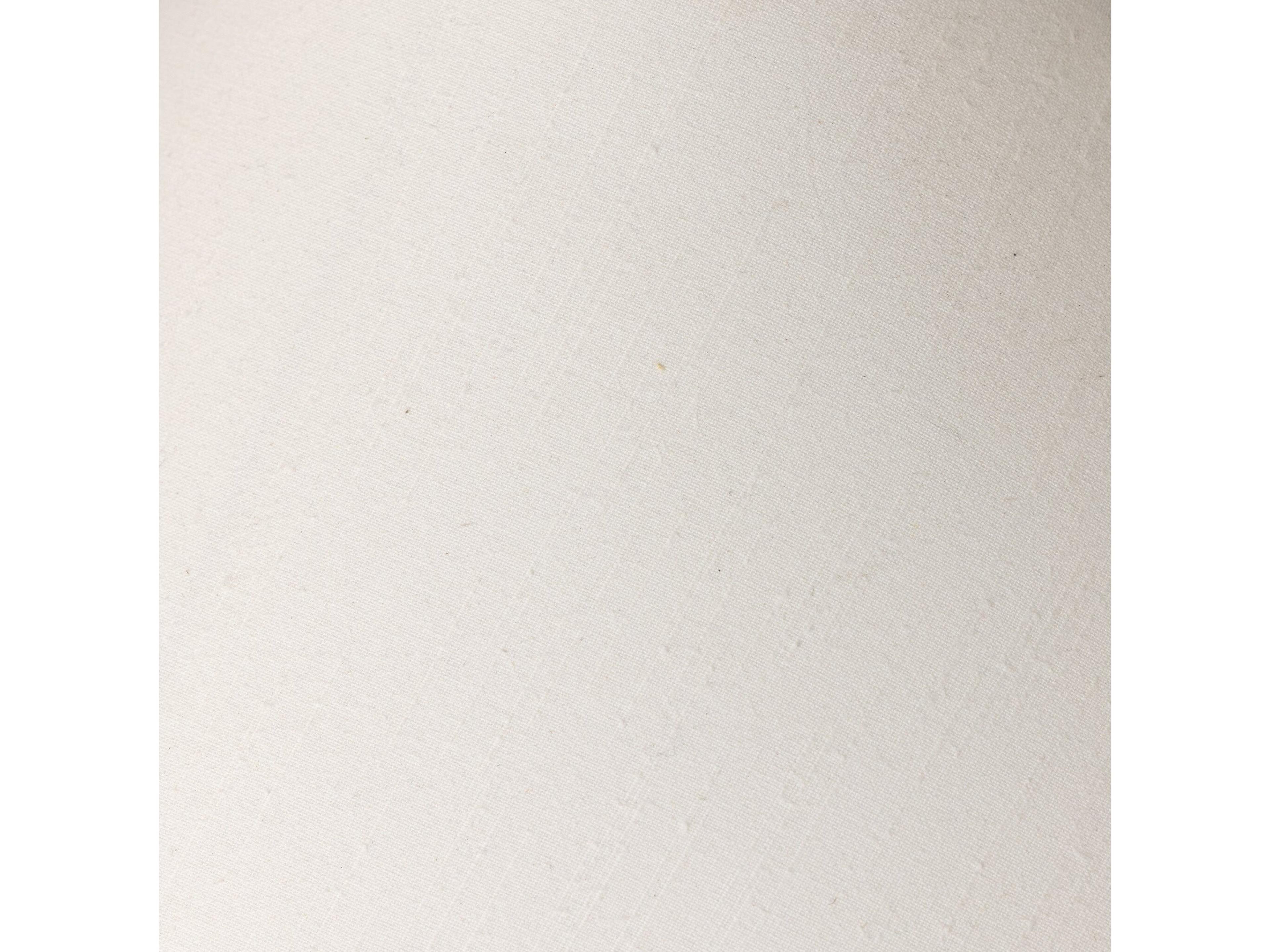 Four Hands Ryker Vintage Brown Ceramic Ivory Linen White LED Table Lamp