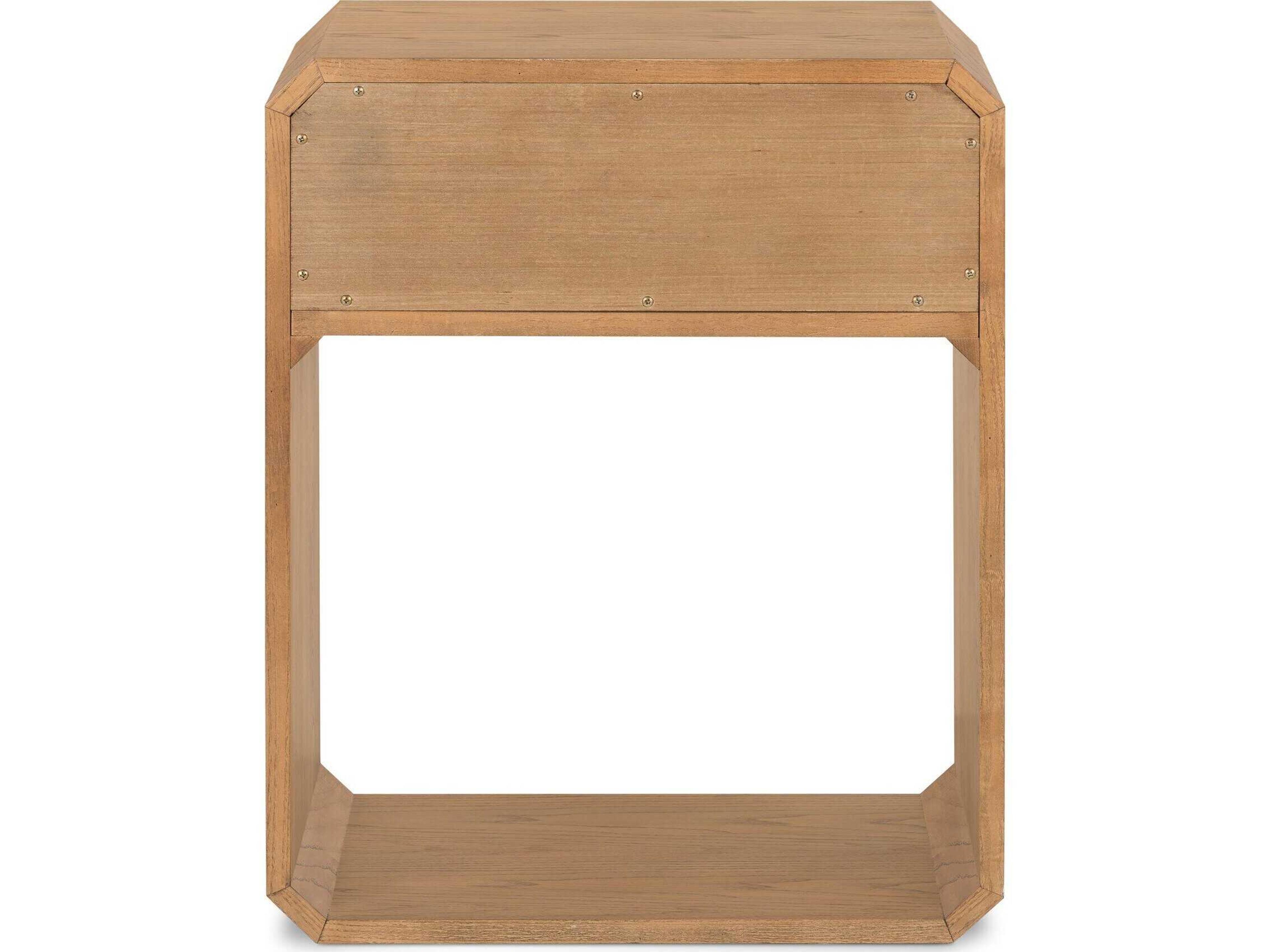 Four Hands Bolton Caspian 1-Drawer Natural Ash Wood Nightstand