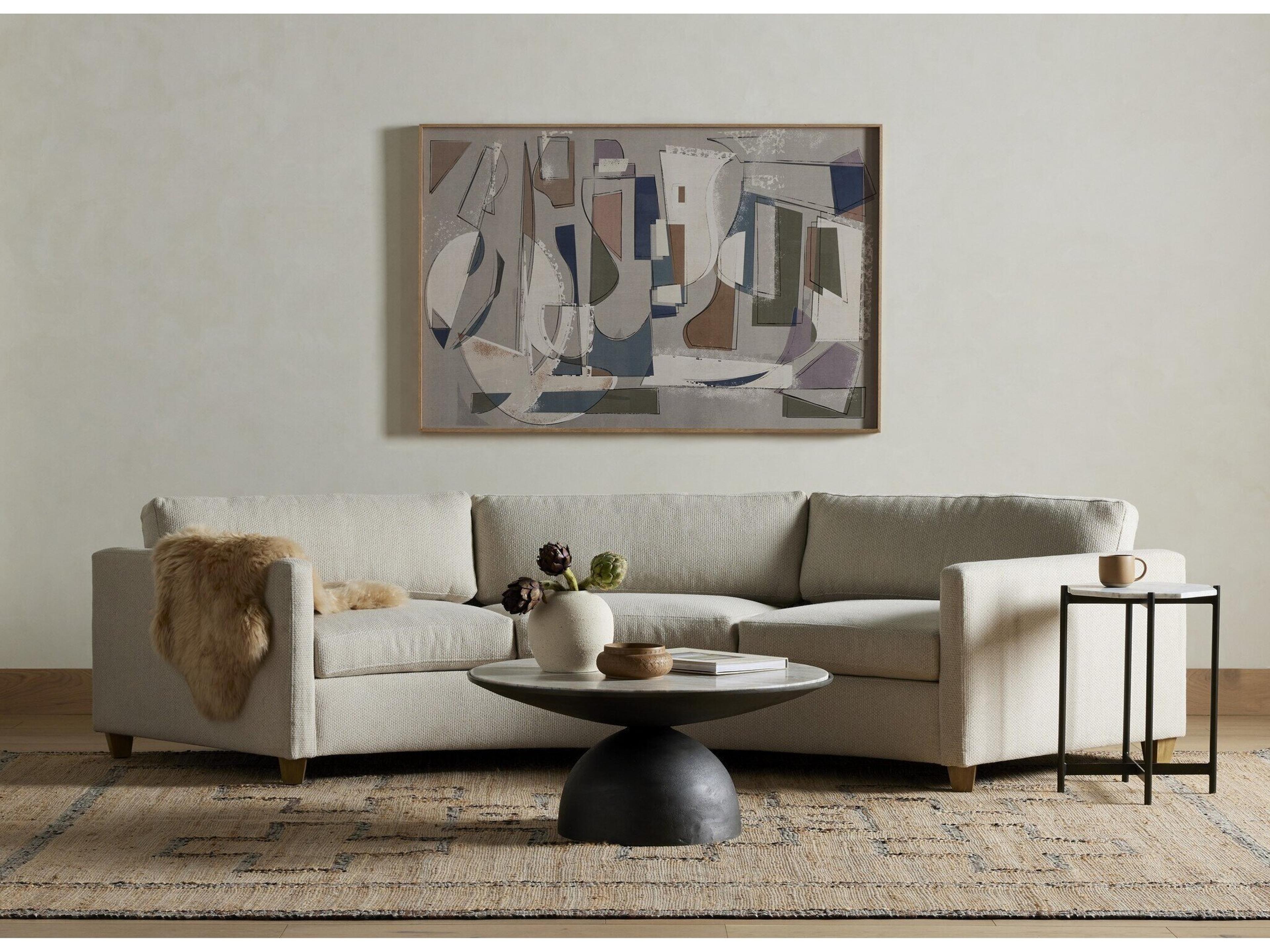 Four Hands Mateo Lalo Beige Ombre  Throw