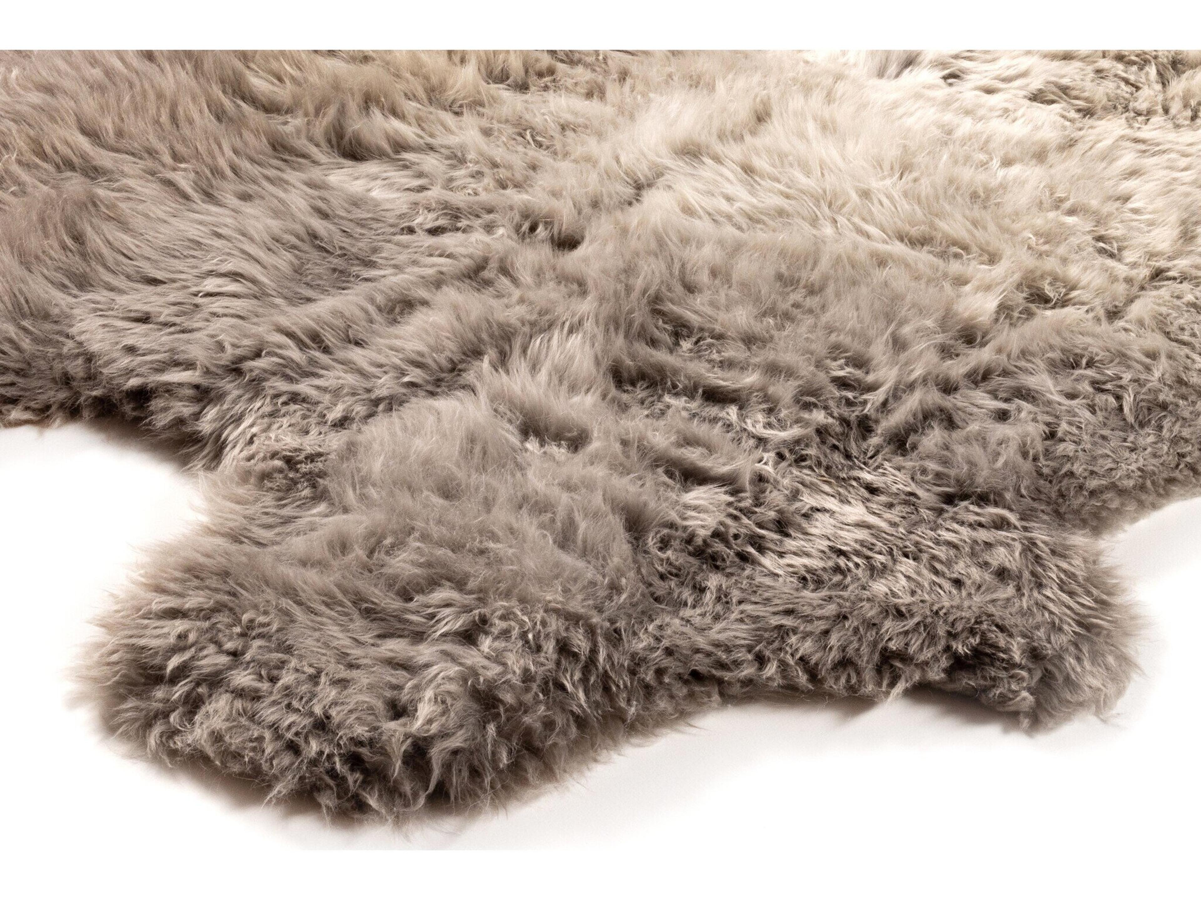 Four Hands Mateo Lalo 10 x 14 Light Grey Ombre Rug