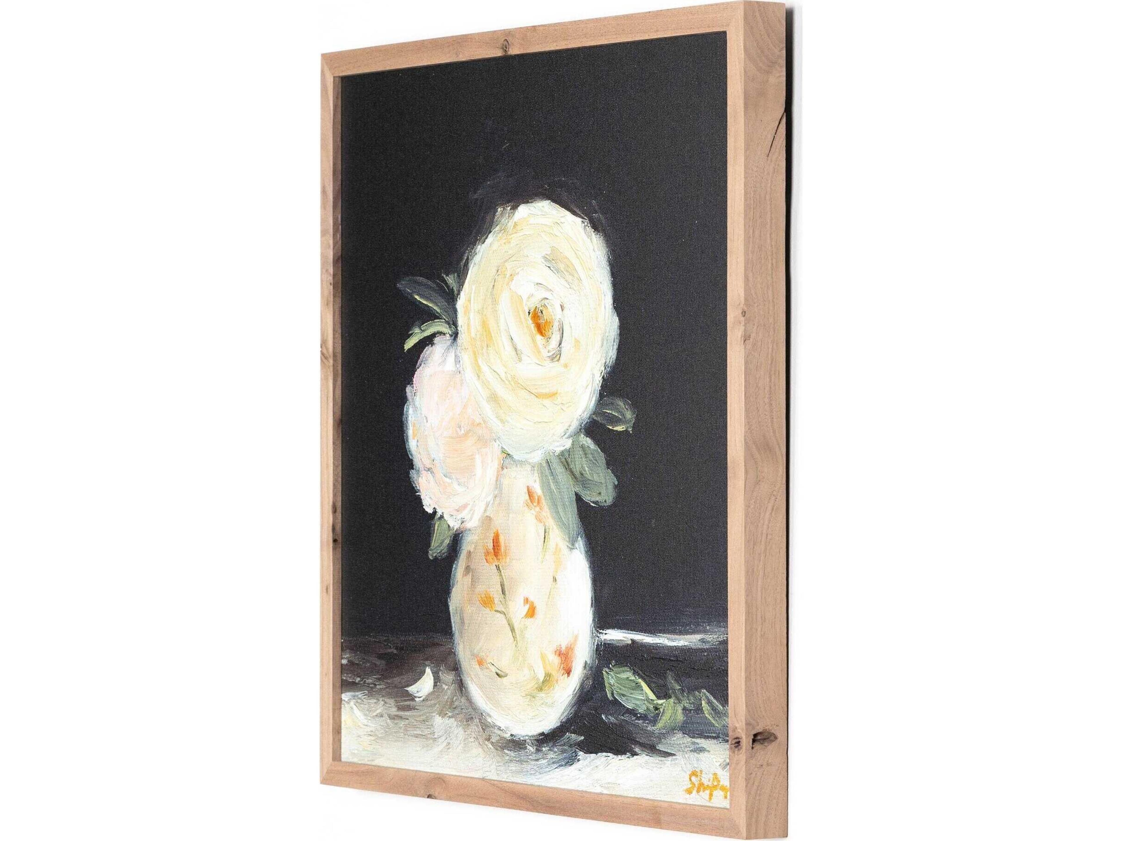 Art Studio Flowers In Vase By Shaina Page Wall Art
