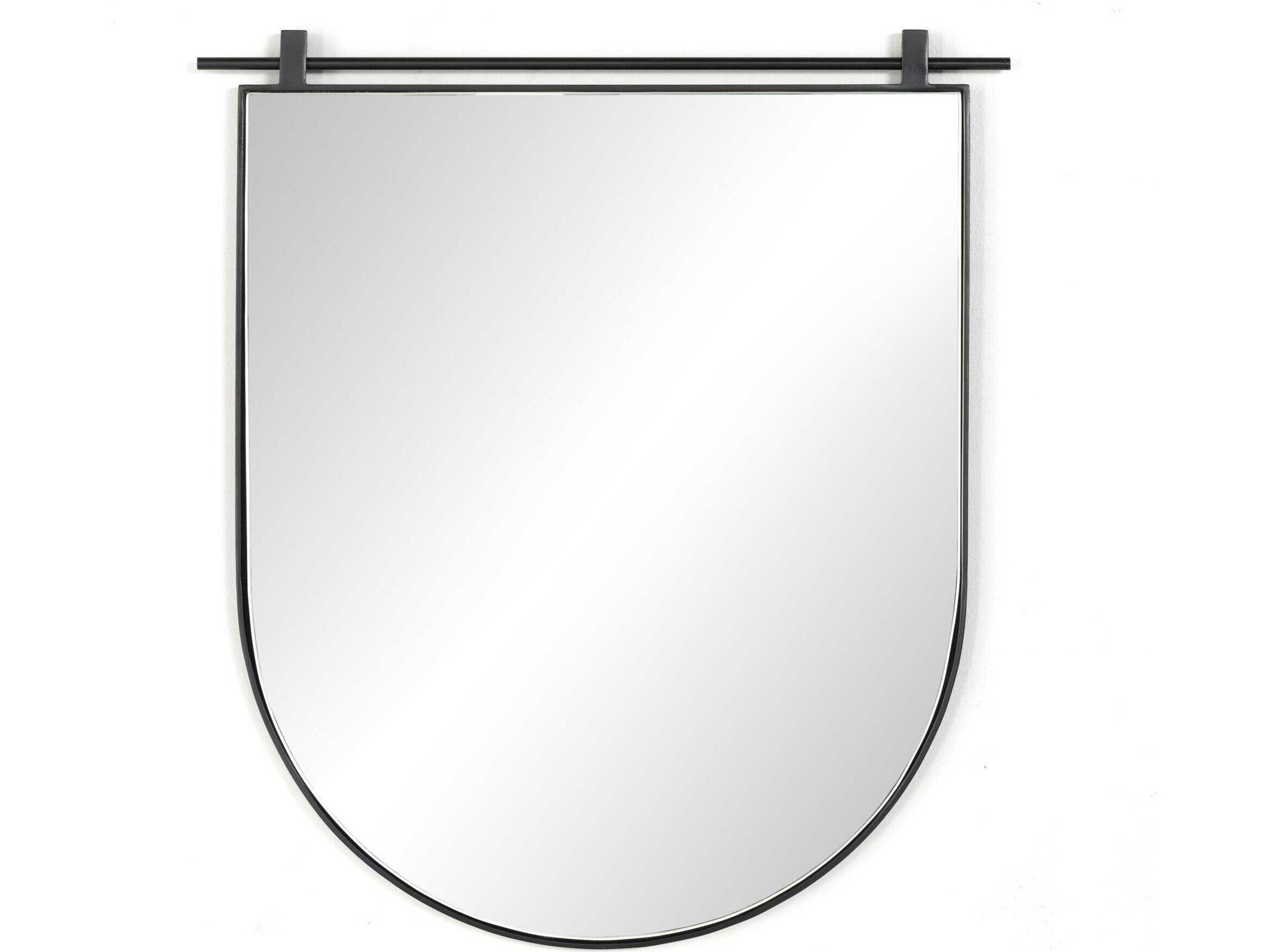 Four Hands Hutton Chico Antiqued Iron  Small Arch Mirror