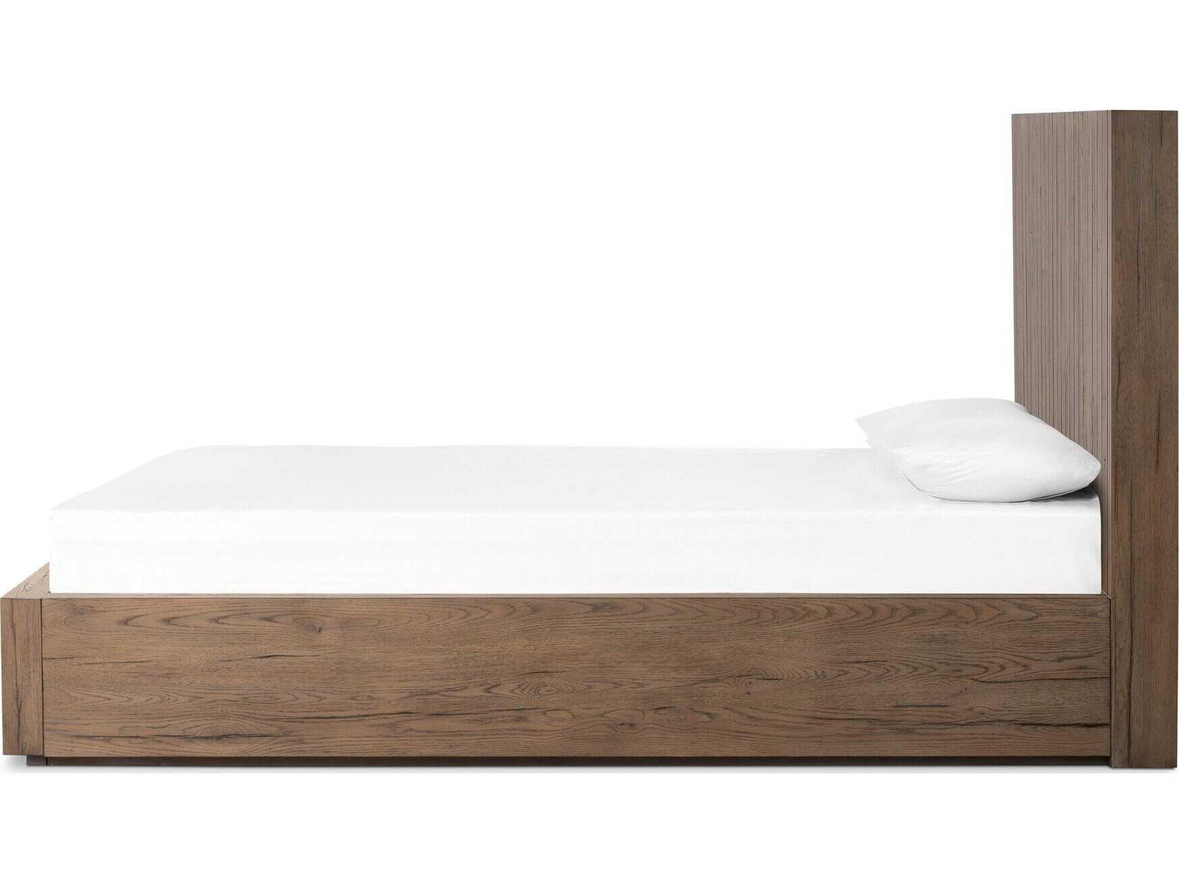 Four Hands Bina Leo Rustic Grey Queen Bed