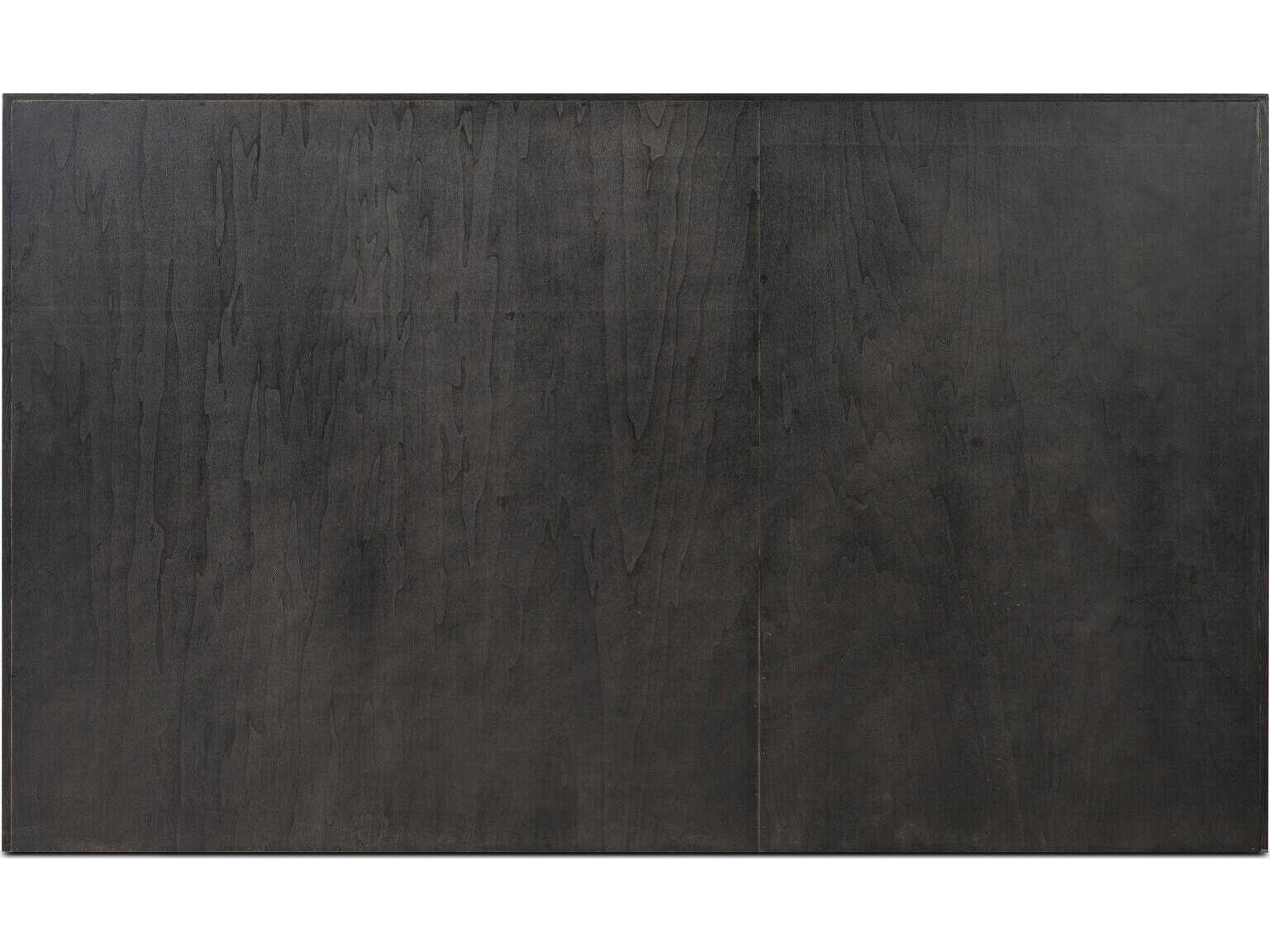 Four Hands Bina Leo Black Oak Wood King Platform Bed