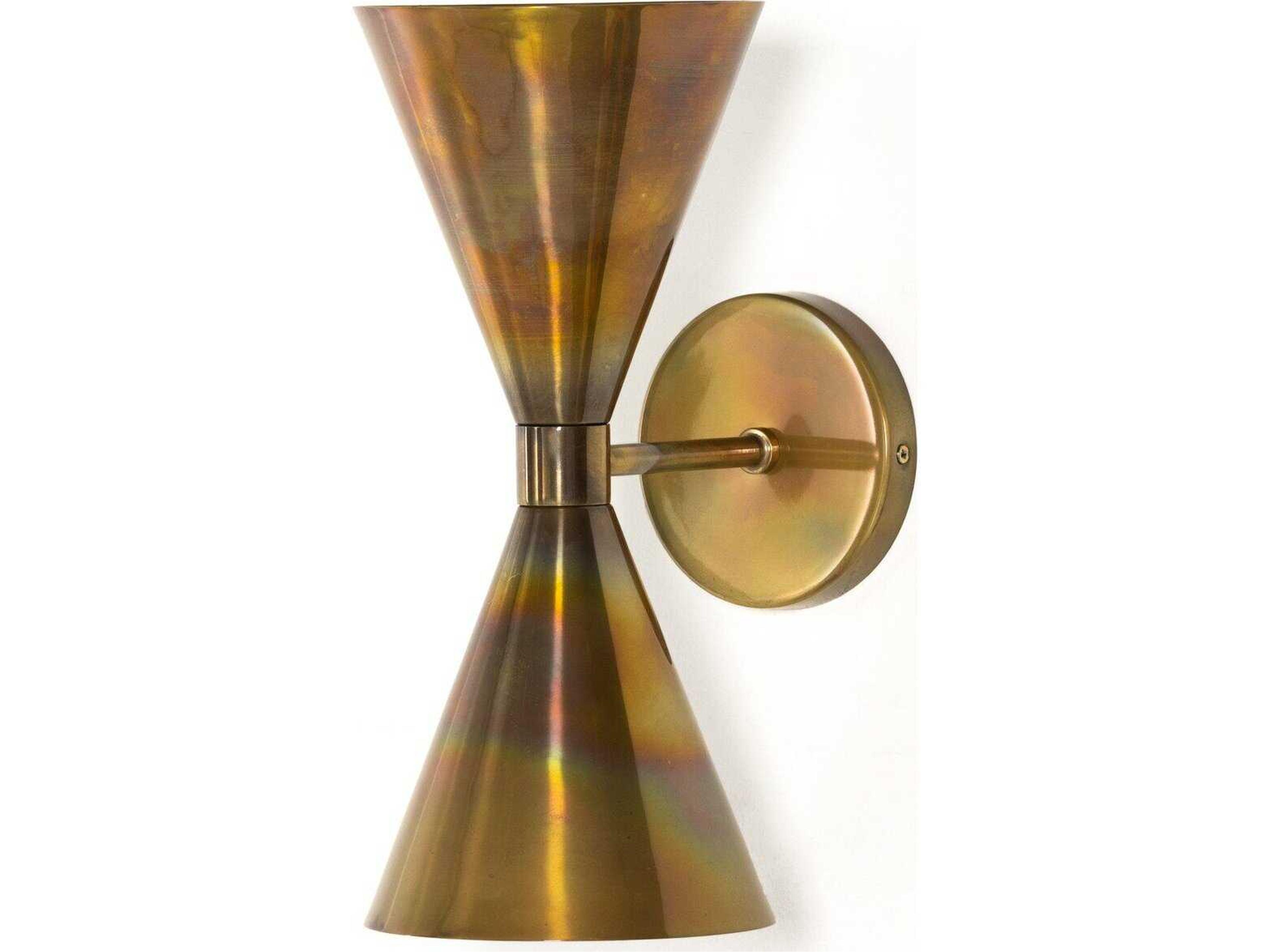 Four Hands Camden Clement Burnt Brass  Sconce