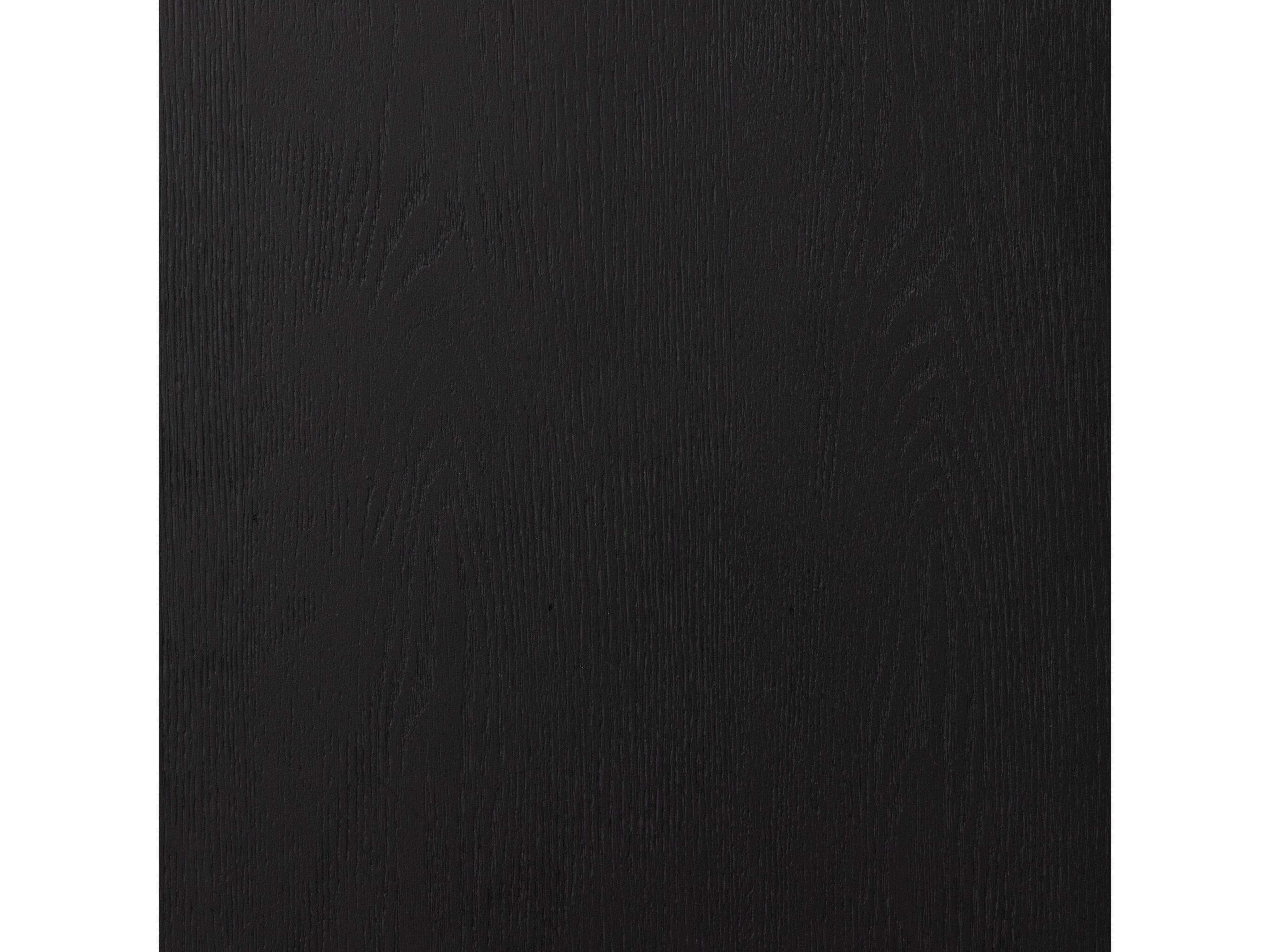 Four Hands Irondale Millie 78" Oak Wood Tempered Glass Drifted Black Media Console