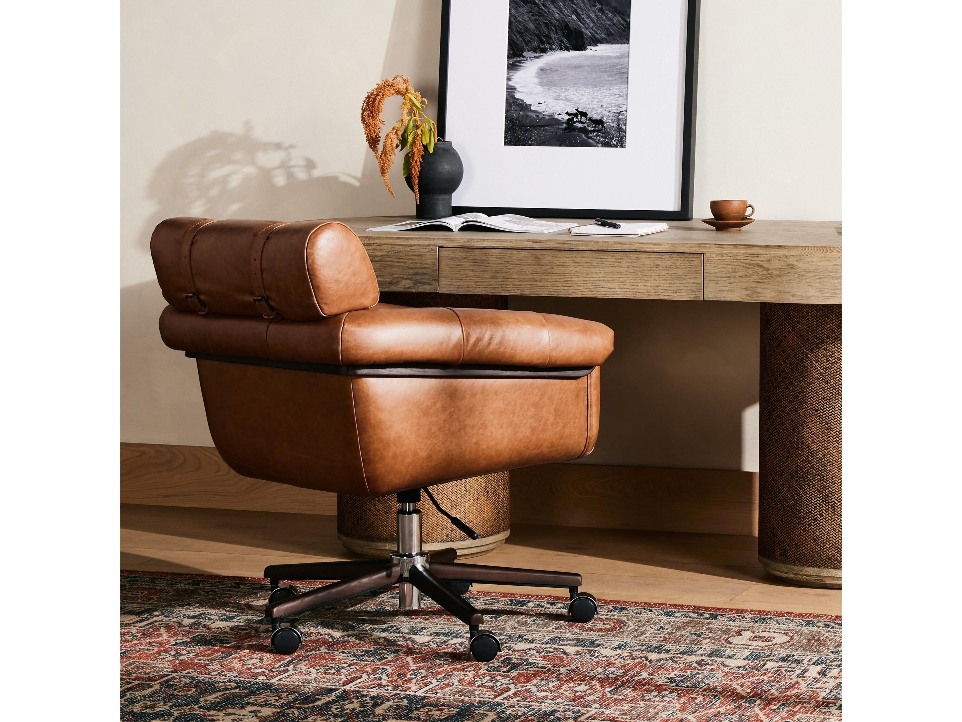 Four Hands Allston Arnold Sonoma Chestnut Desk Chair